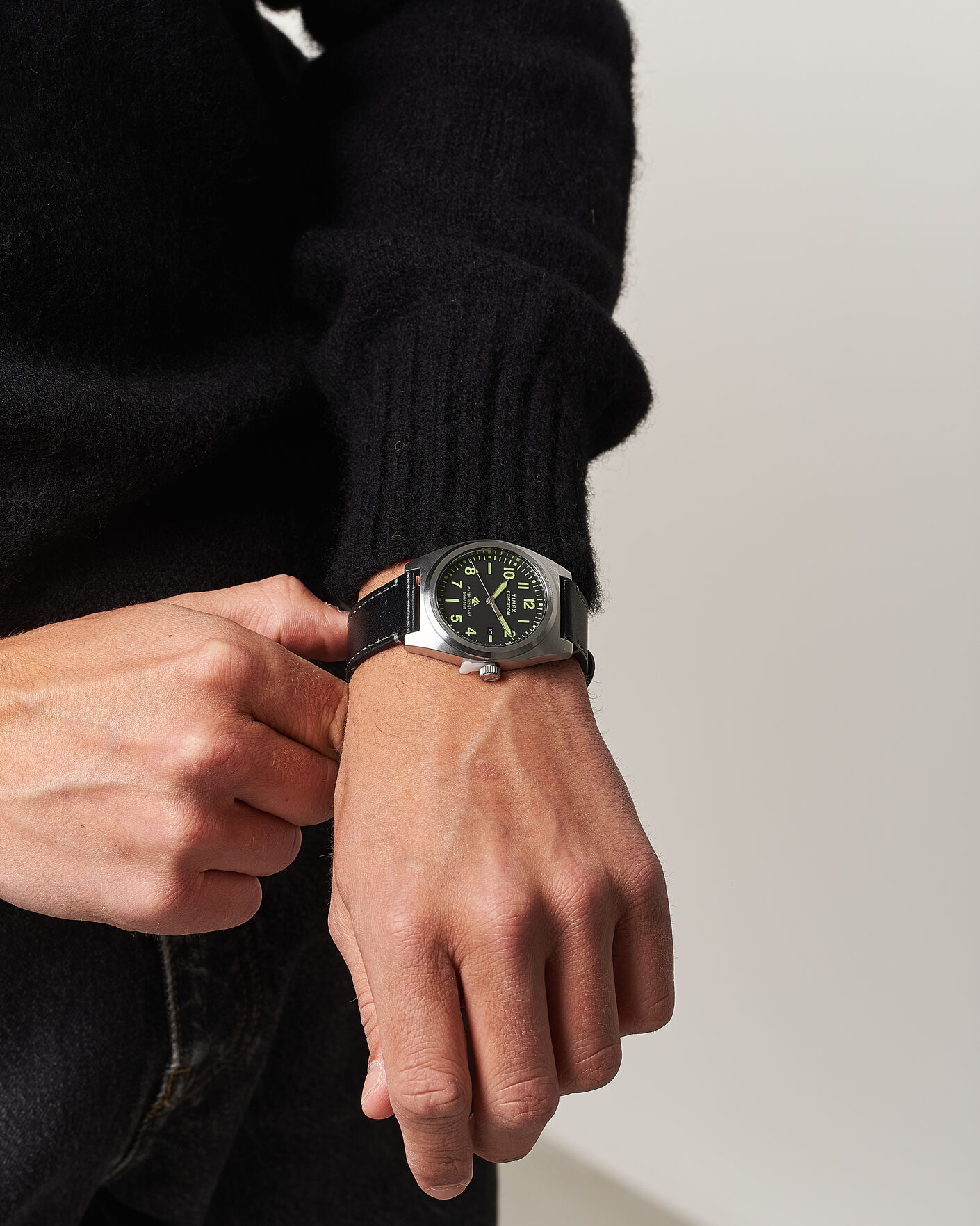 Heren | Timex Expedition North Capstone Leather Strap 39mm Black Dial | Timex | Expedition North Capstone Leather Strap 39mm Black Dial