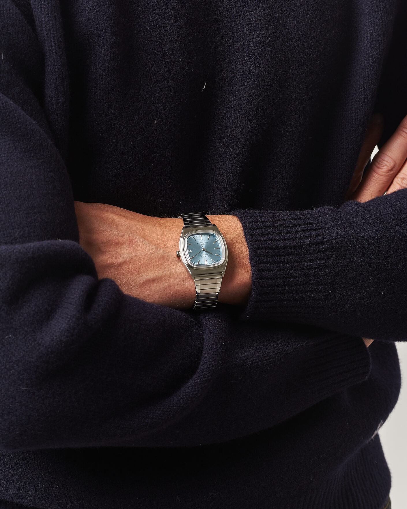 Heren | Timex 1983s Automatic Reissue 34mm Ice Blue Dial | Timex | 1983s Automatic Reissue 34mm Ice Blue Dial