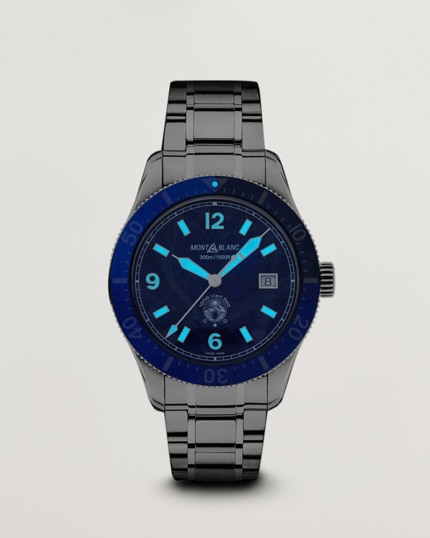 Heren | Montblanc Iced Sea Automatic Date Blue | Montblanc | Iced Sea Automatic Date Blue