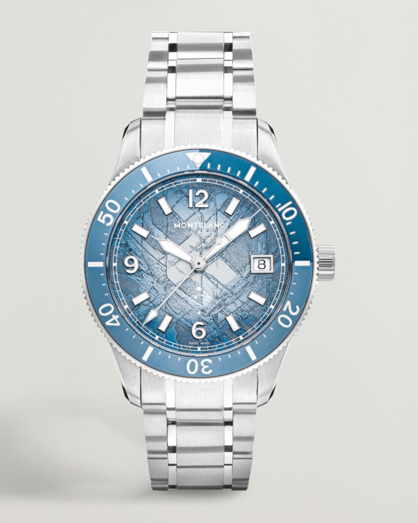 Heren | Montblanc Iced Sea Automatic Date 0 Oxygen Light Blue | Montblanc | Iced Sea Automatic Date 0 Oxygen Light Blue