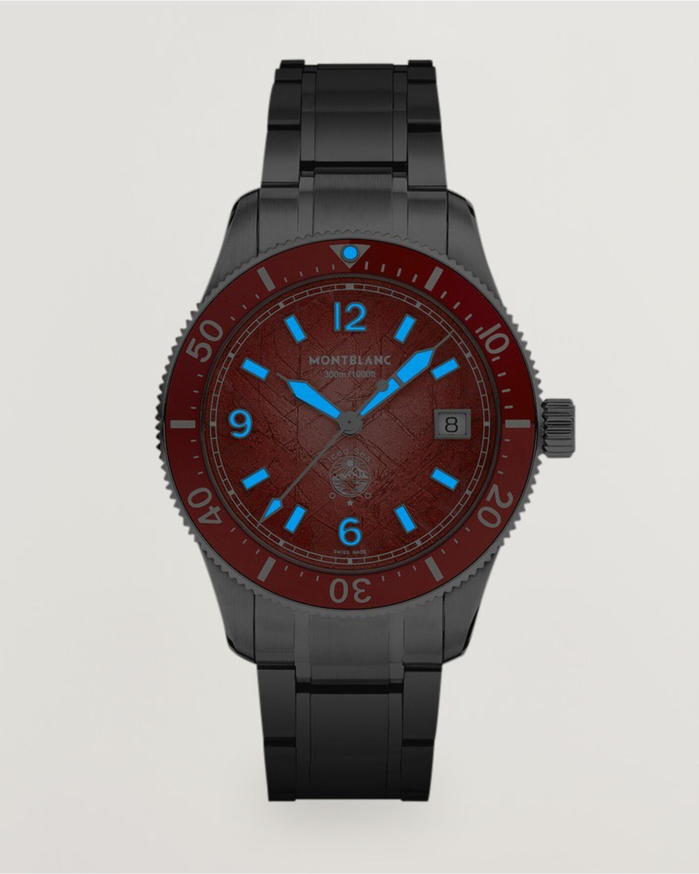 Heren | Montblanc Iced Sea Automatic Date 0 Oxygen Limited Red | Montblanc | Iced Sea Automatic Date 0 Oxygen Limited Red