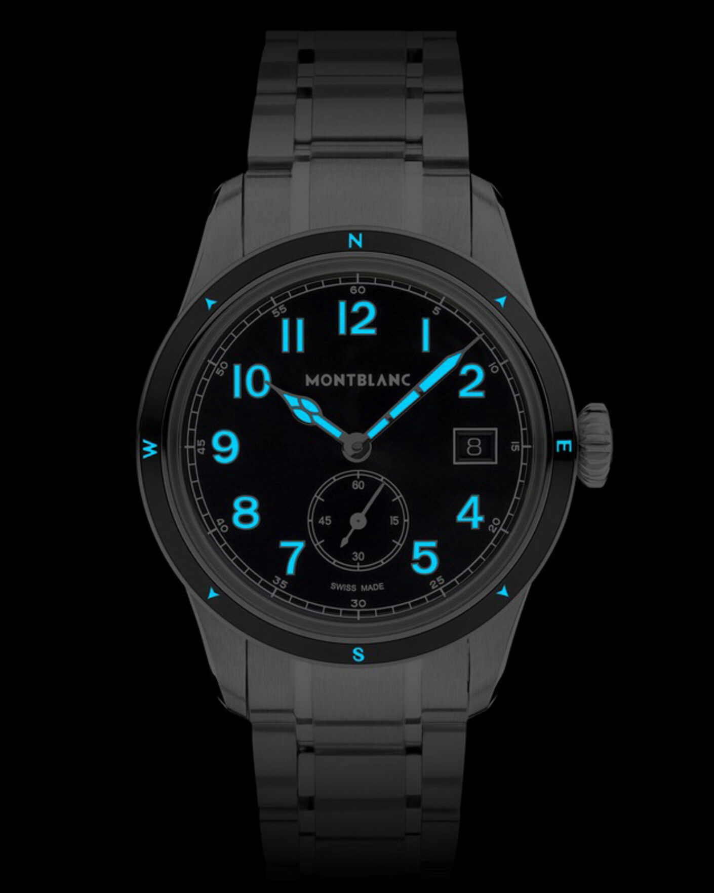 Heren | Montblanc 1858 Small Second 0 Oxygen Black | Montblanc | 1858 Small Second 0 Oxygen Black