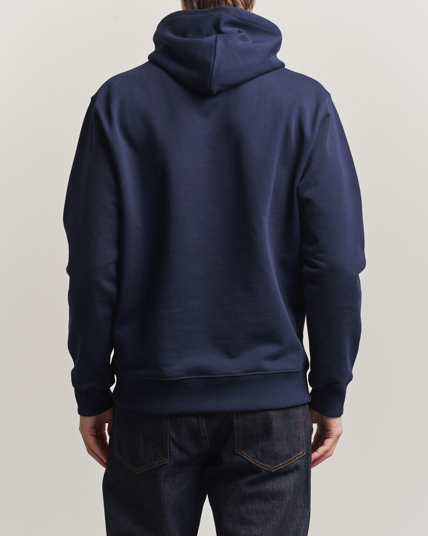 Heren | Truien | Drôle de Monsieur | Classic Slogan Hoodie Navy