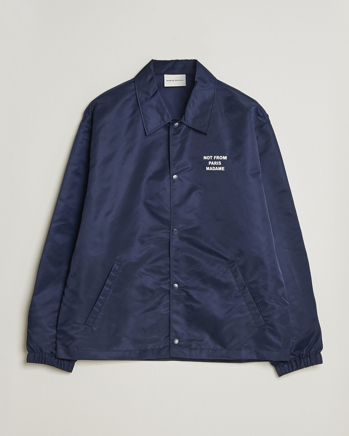 Heren | Jassen | Drôle de Monsieur | La Veste Slogan Jacket Navy