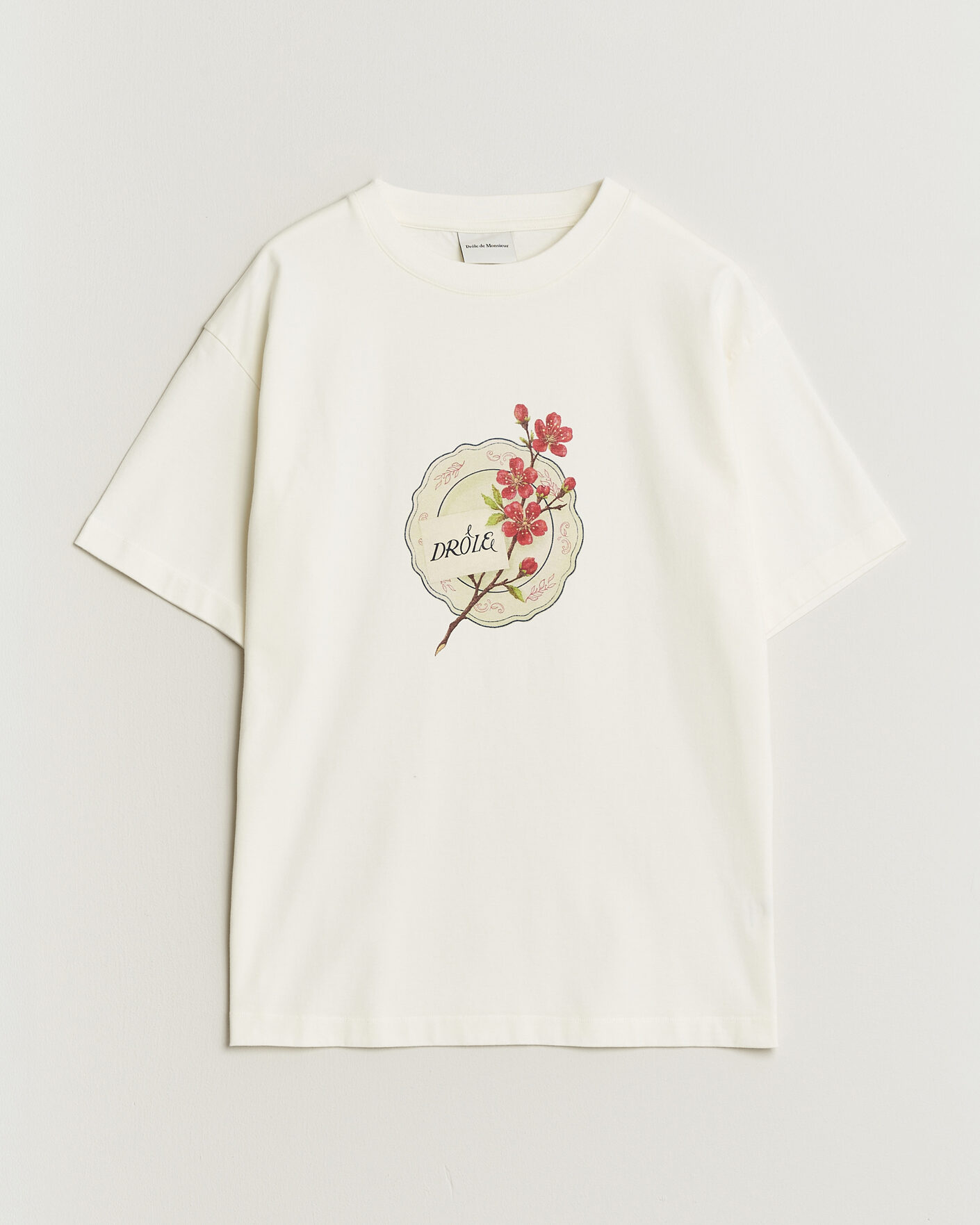 Heren | T-shirts | Drôle de Monsieur | Porcelaine T-shirt Off White