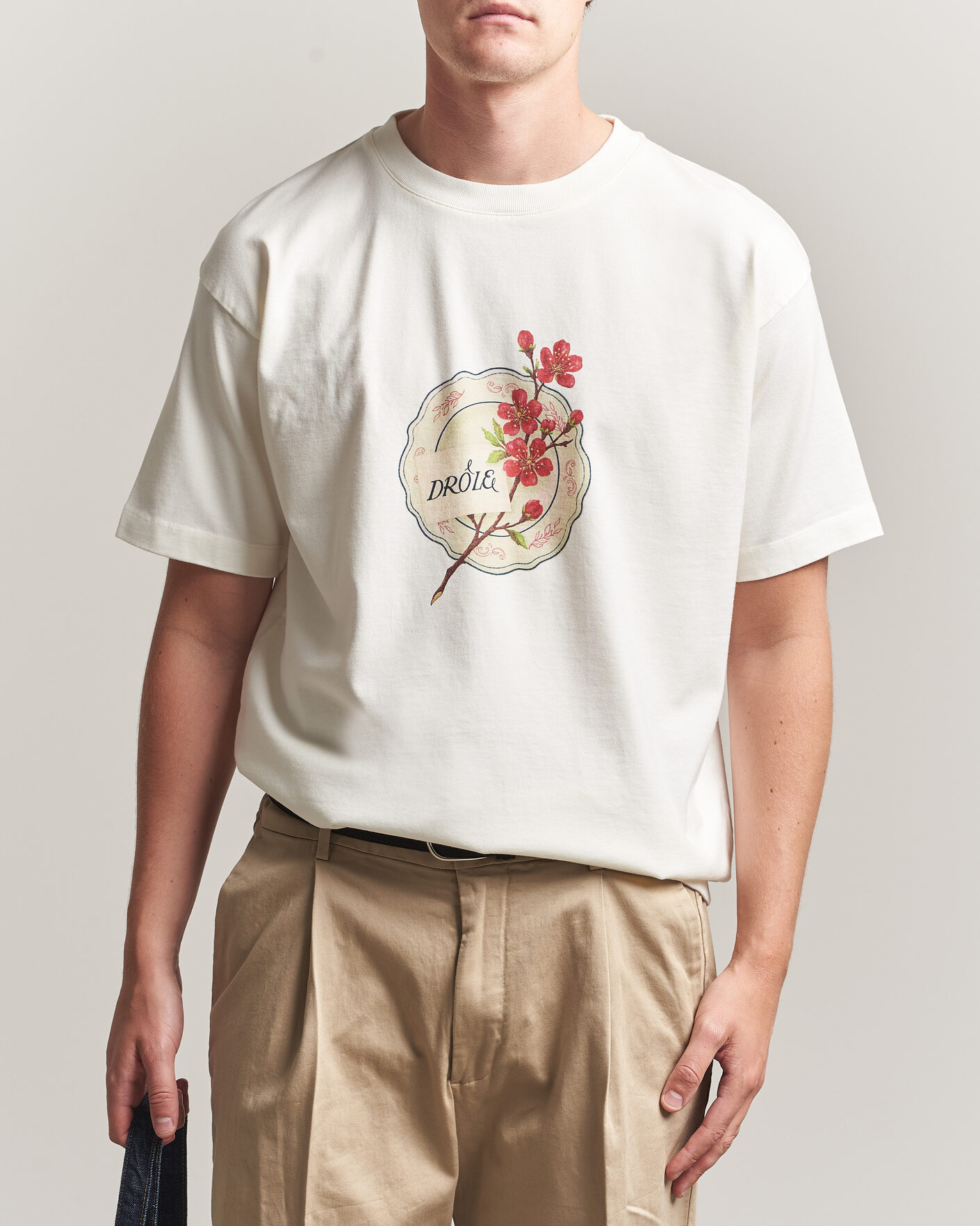 Heren | T-shirts | Drôle de Monsieur | Porcelaine T-shirt Off White