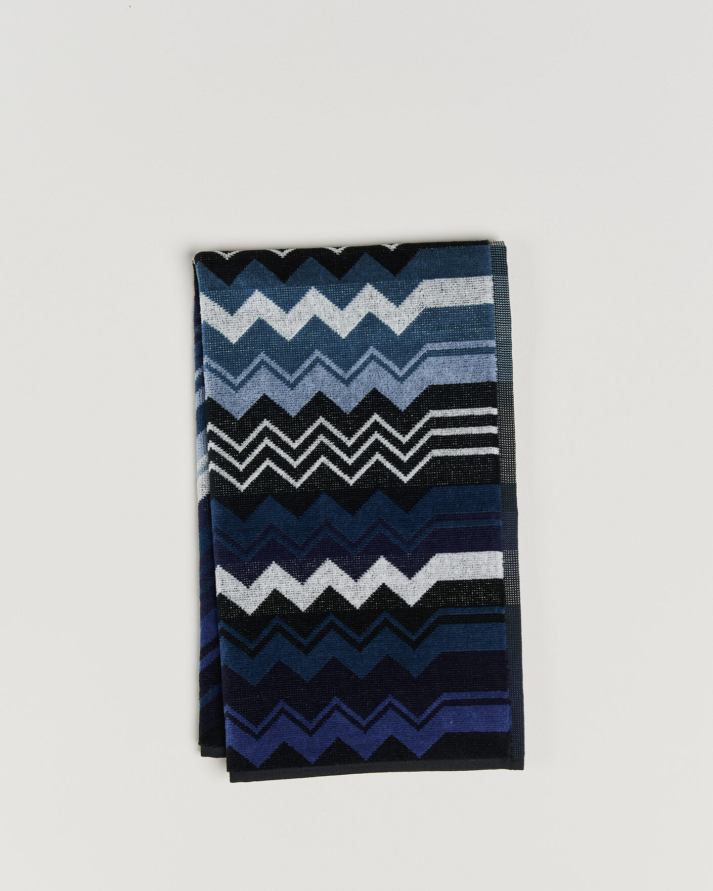 Heren | Stoffen | Missoni Home | Giacomo Hand Towel 70x40cm Multi Blue