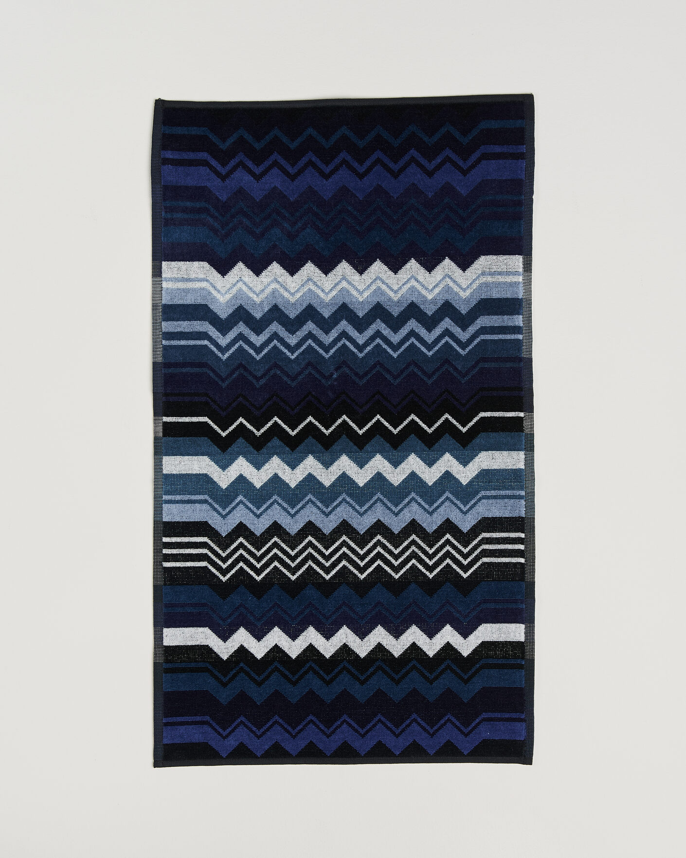 Heren | Stoffen | Missoni Home | Giacomo Hand Towel 70x40cm Multi Blue