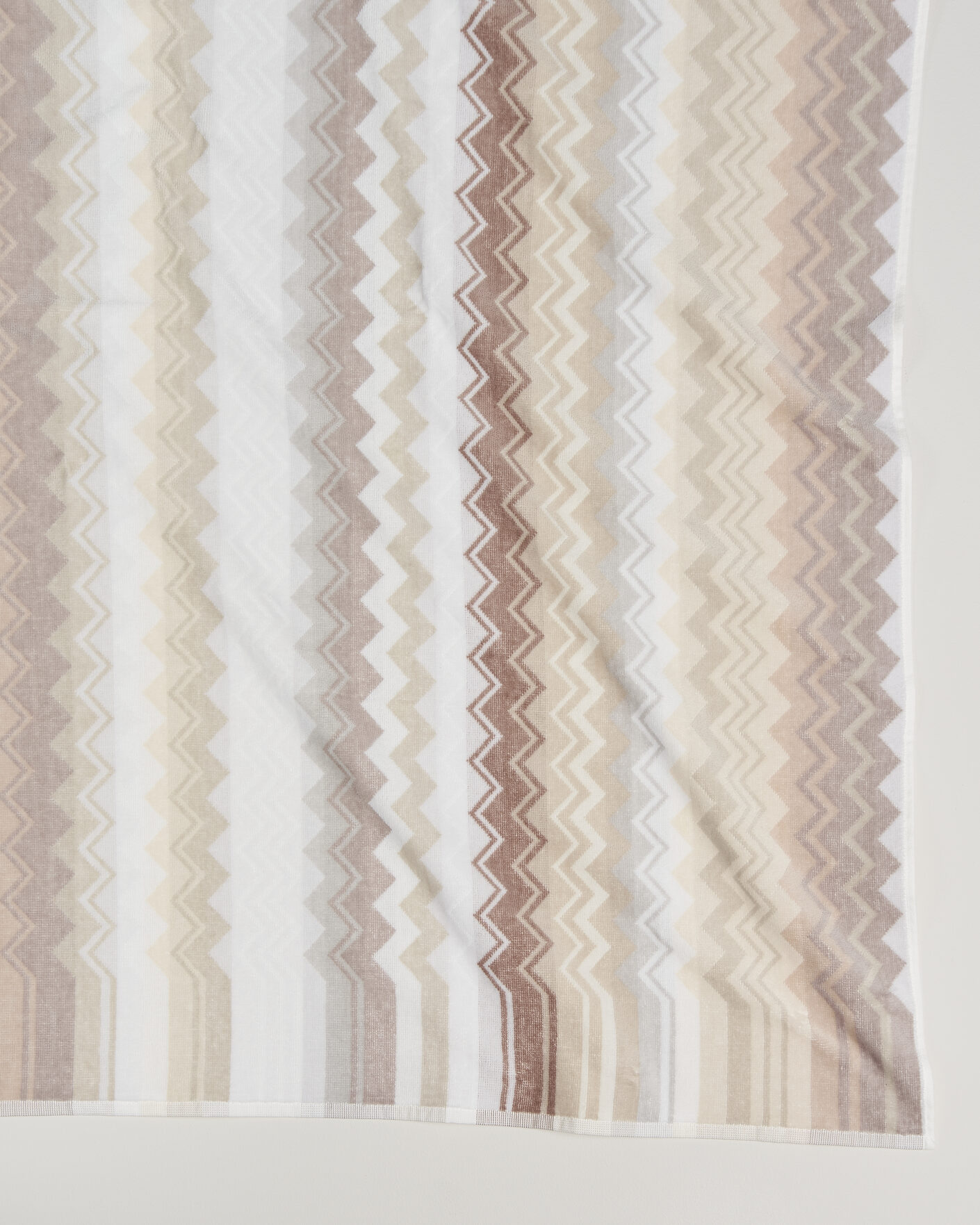 Heren | Stoffen | Missoni Home | Giacomo Bath Towel 70x115cm Beige