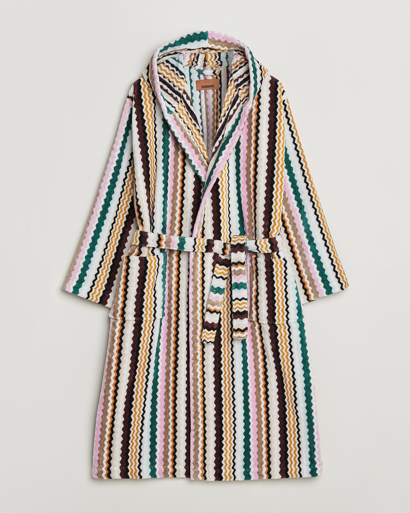 Heren | Pyjama's en gewaden | Missoni Home | Aura Hooded Bathrobe Multi
