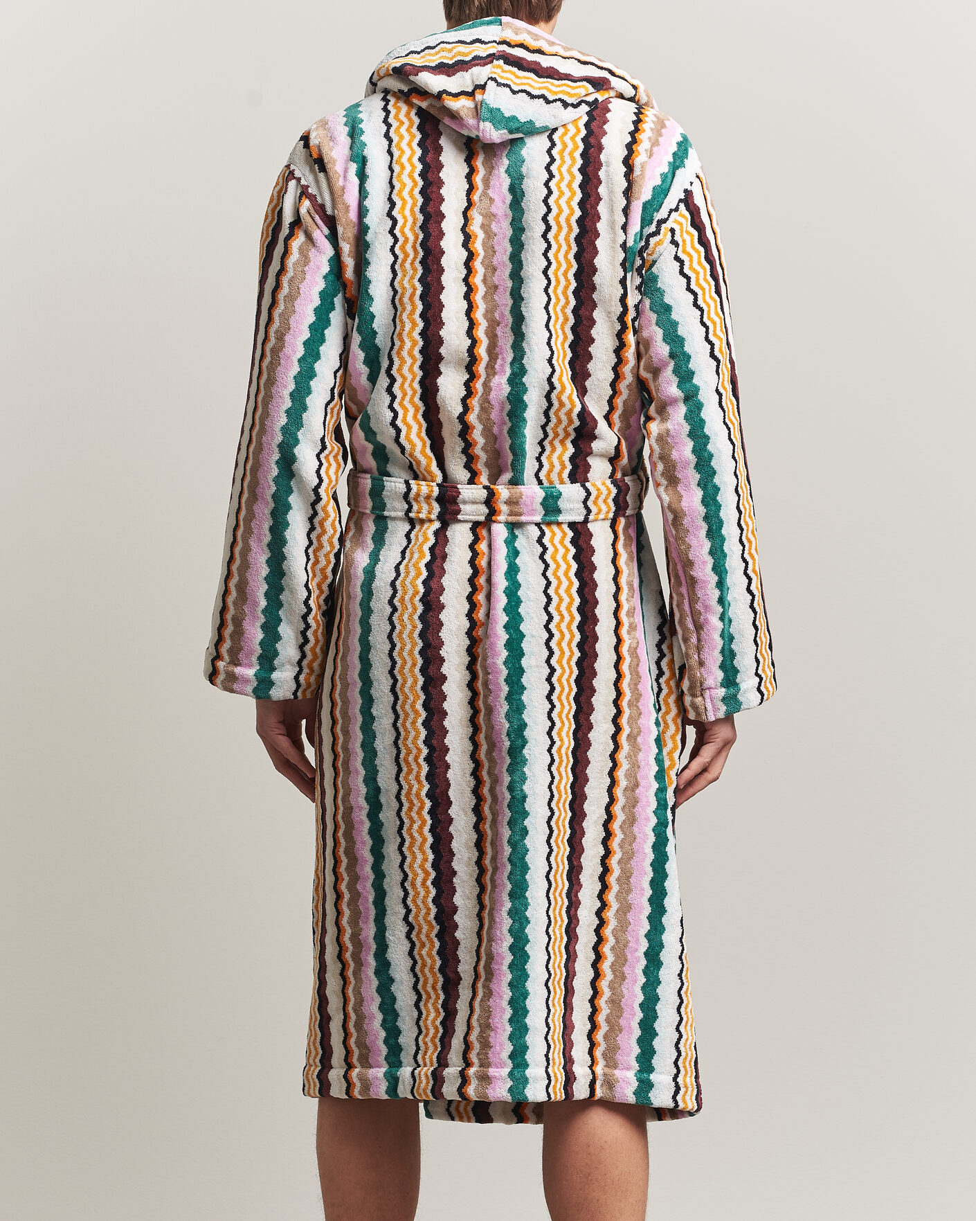 Heren | Pyjama's en gewaden | Missoni Home | Aura Hooded Bathrobe Multi