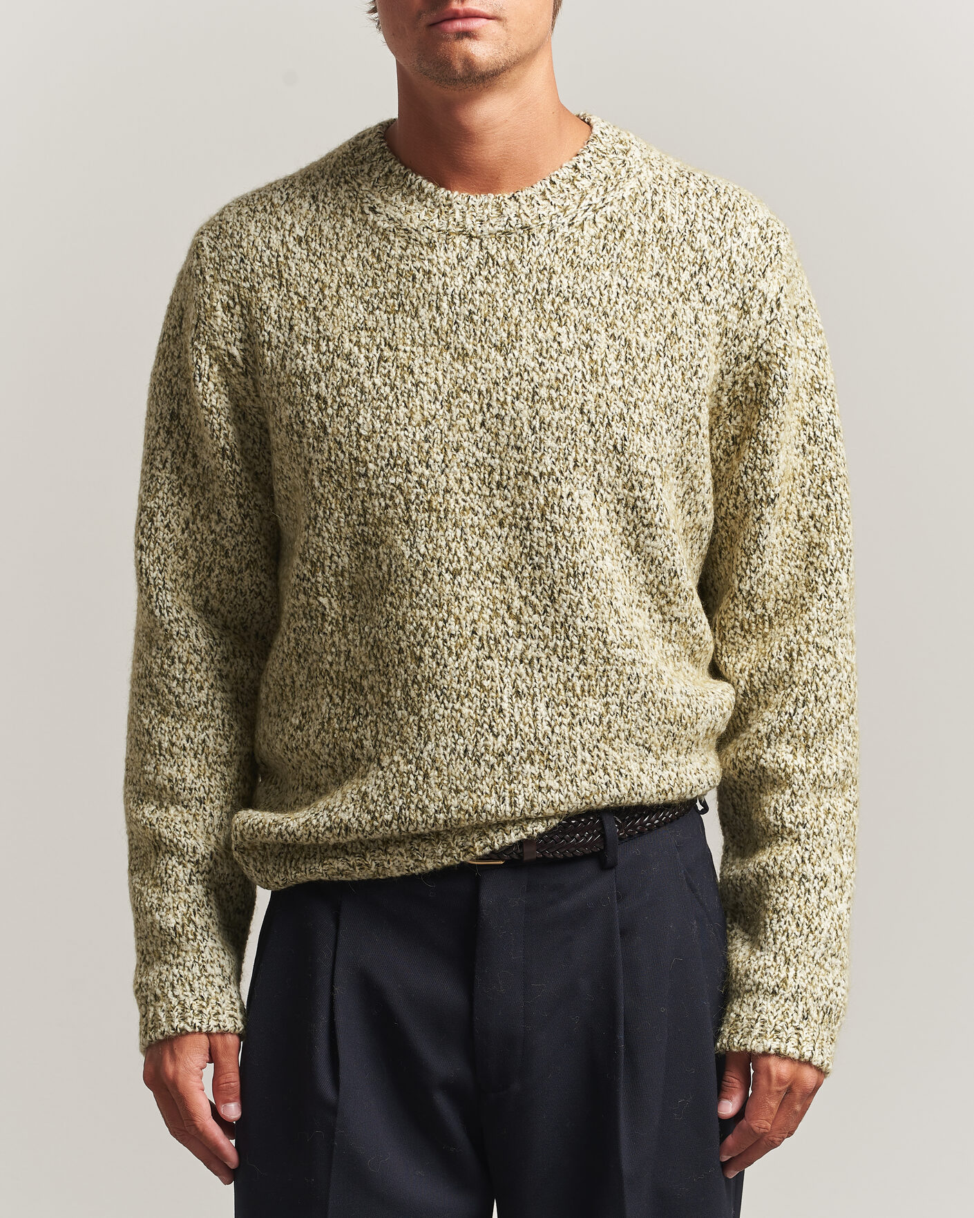 Heren | Truien | Massimo Alba | Chad Mouline Sweater Olive