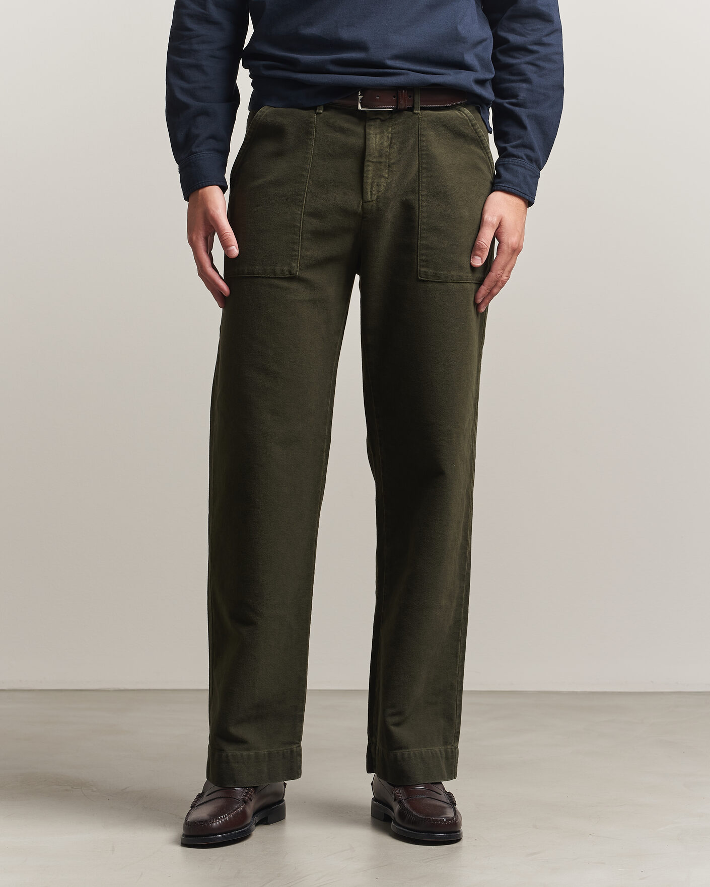 Heren | Broeken | Massimo Alba | Regata Moleksine Pants Forest Night