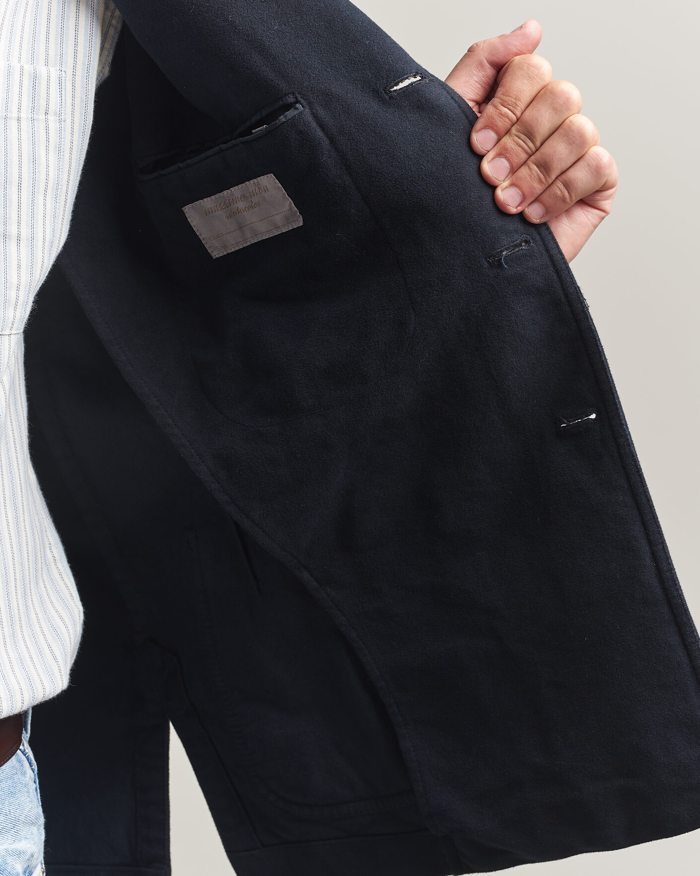 Heren | Blazers | Massimo Alba | Baglietto Moleskine Jacket Navy