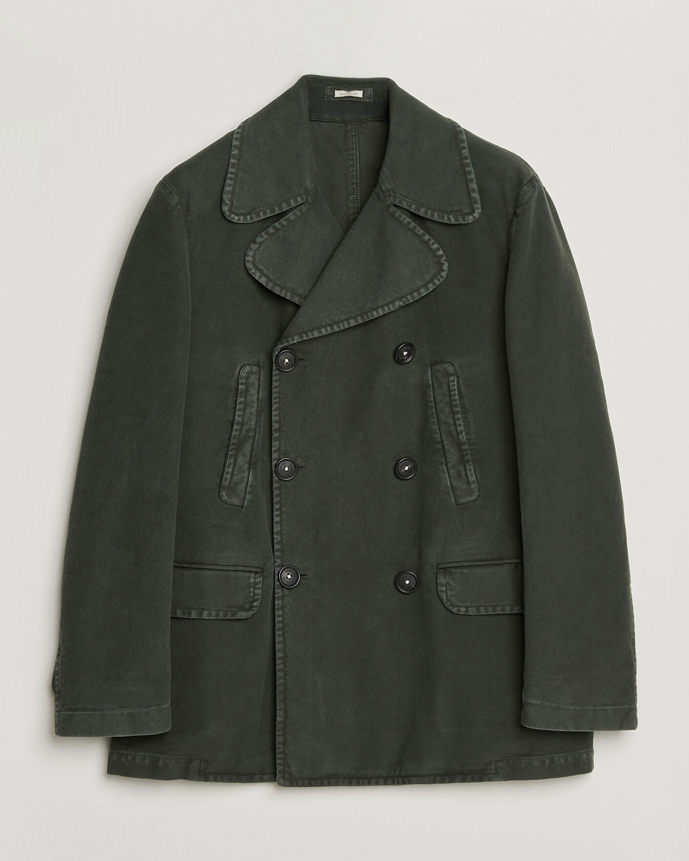 Heren | Jassen | Massimo Alba | Moleskine Peacoat  Forest Night