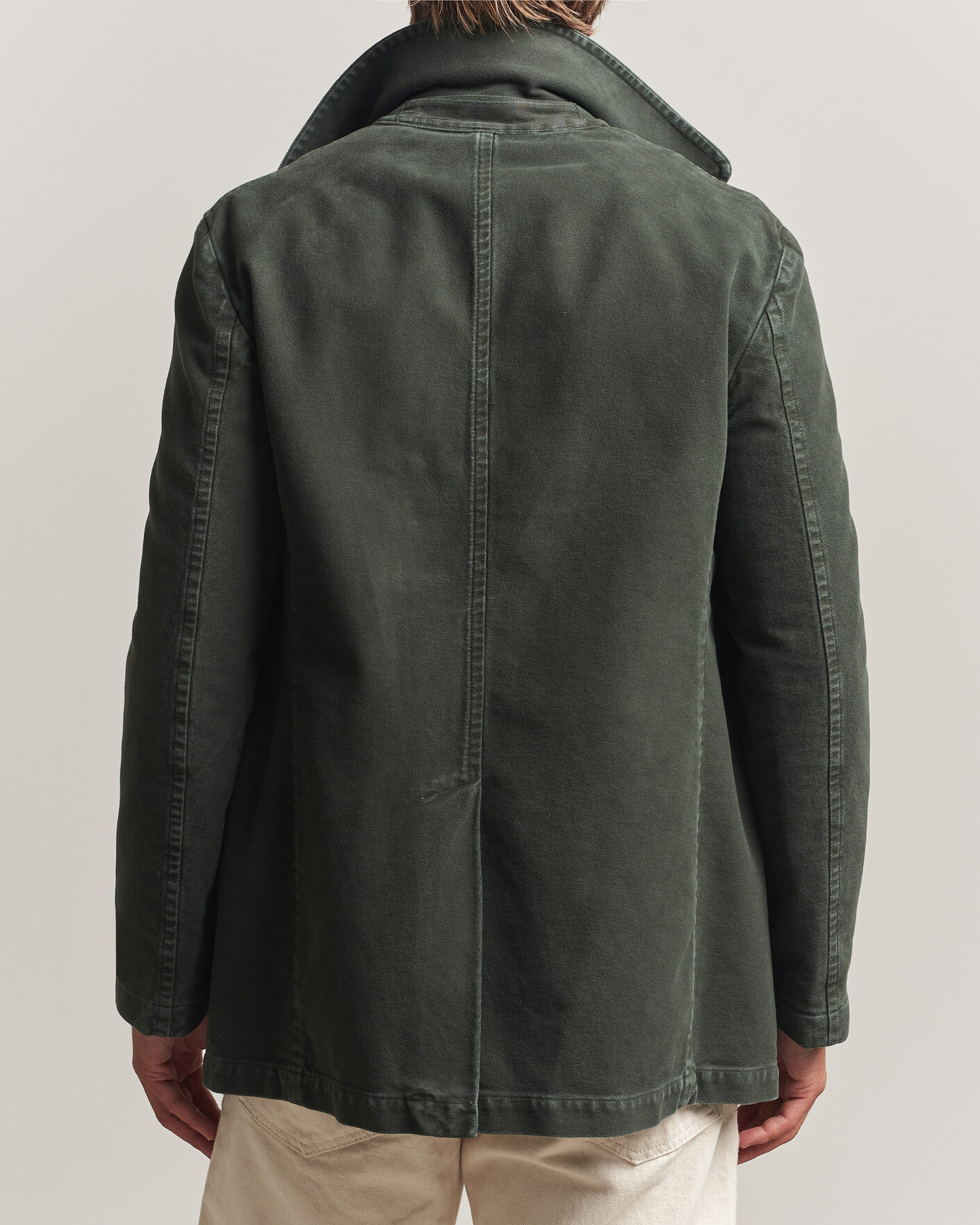 Heren | Jassen | Massimo Alba | Moleskine Peacoat  Forest Night