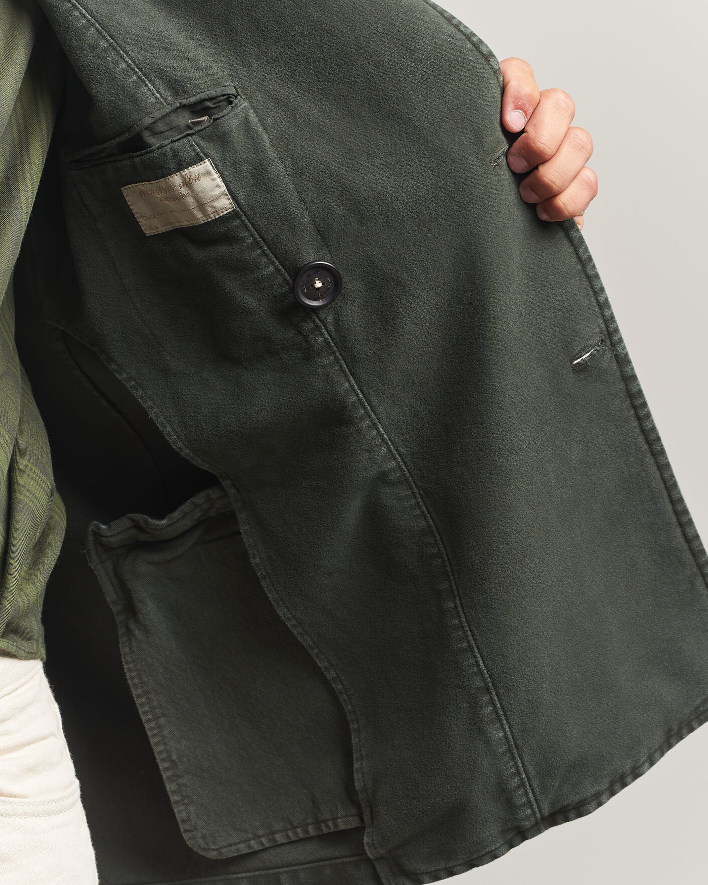 Heren | Jassen | Massimo Alba | Moleskine Peacoat  Forest Night