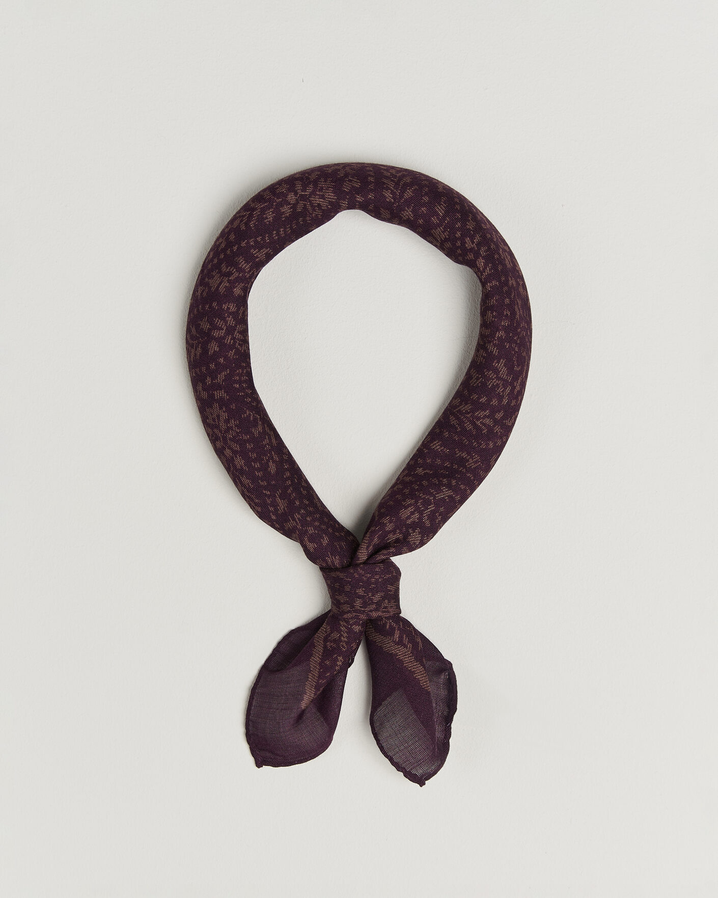 Heren | Sjaals | Massimo Alba | Cashmere/Silk Bandana Burgundy
