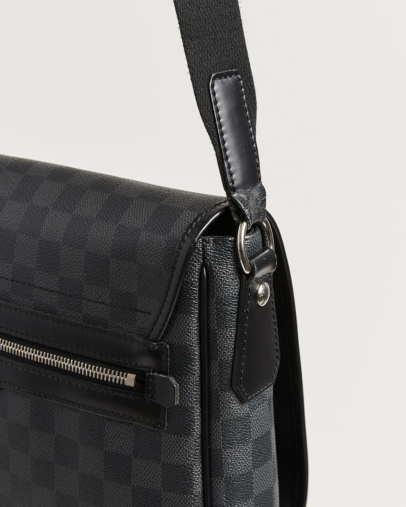 Heren | Pre-Owned & Vintage Bags | Louis Vuitton Pre-Owned | Daniel MM Shoulder Bag Damier Graphite