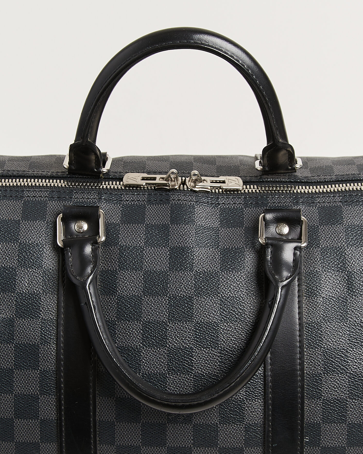 Heren | Pre-Owned & Vintage Bags | Louis Vuitton Pre-Owned | Keepall 55 Bandouliére Damier Graphite