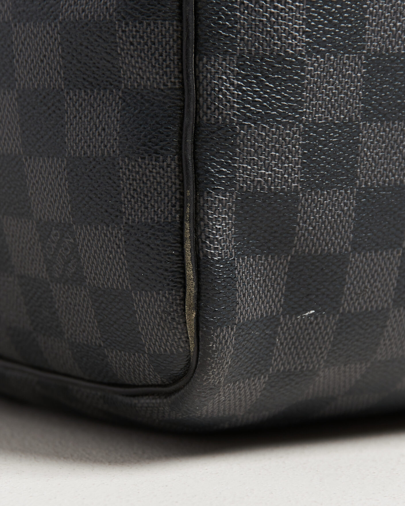 Heren | Pre-Owned & Vintage Bags | Louis Vuitton Pre-Owned | Keepall 55 Bandouliére Damier Graphite