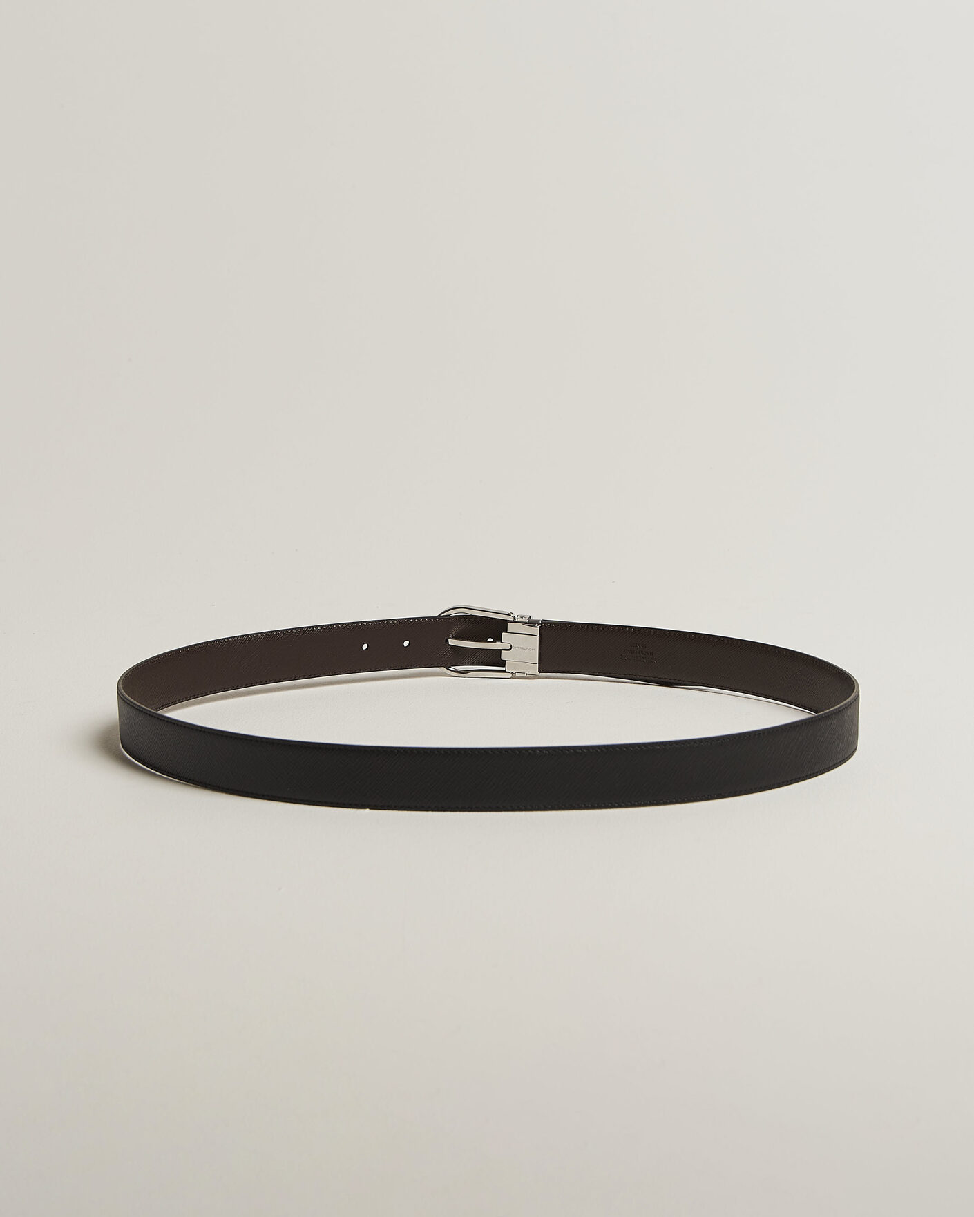 Heren | Riemen | Montblanc | Sartoial Horseshoe 30mm Reversible Belt Black/Brown