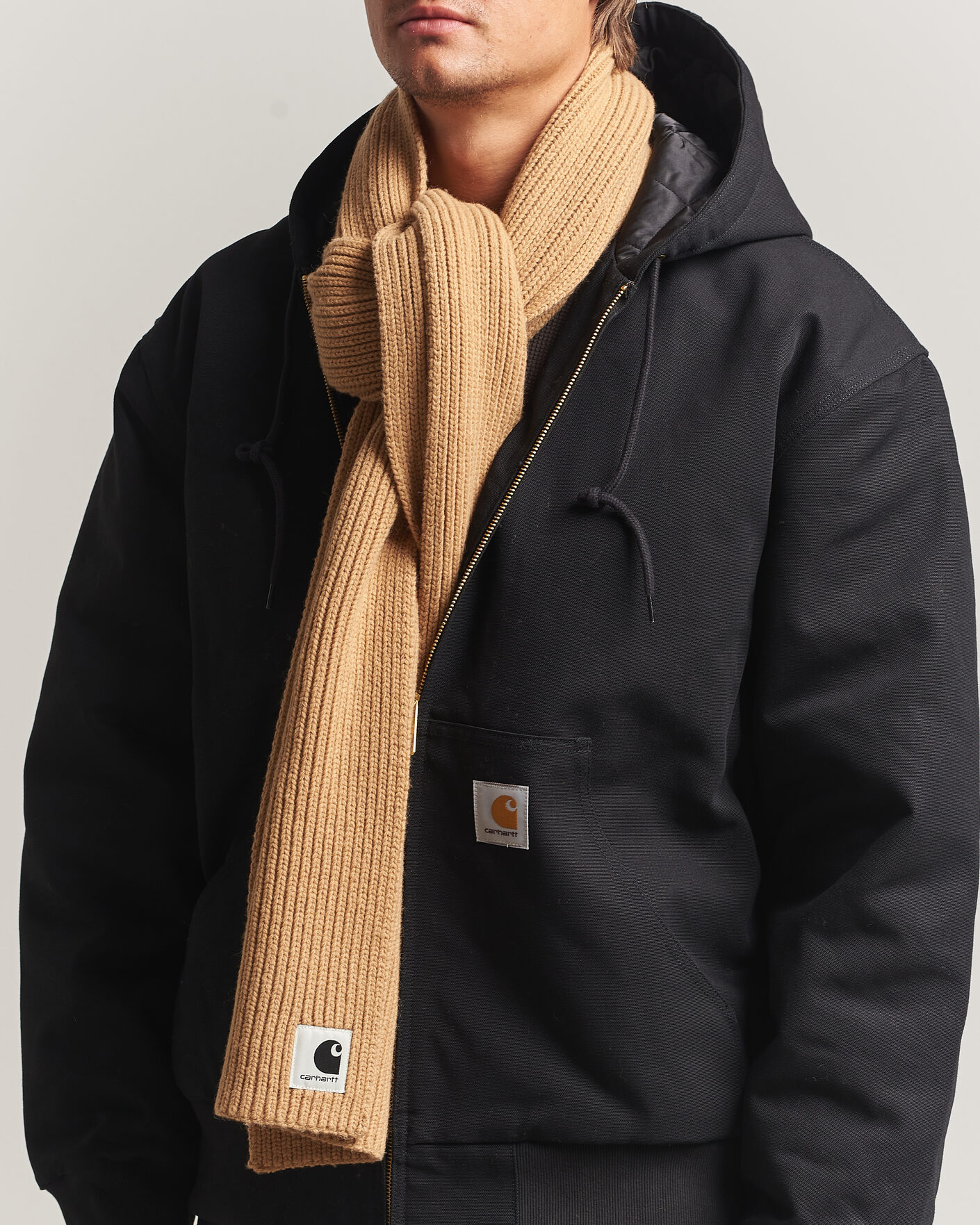 Heren | Sjaals | Carhartt WIP | Mira Wool Scarf Dusty Hamilton