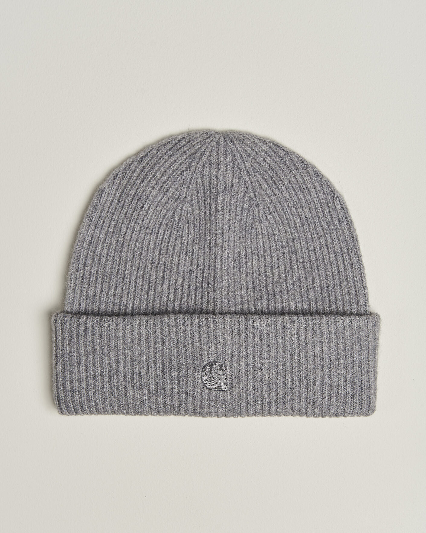 Heren | Mutsen | Carhartt WIP | Curtis Tonal Logo Beanie Shady Grey