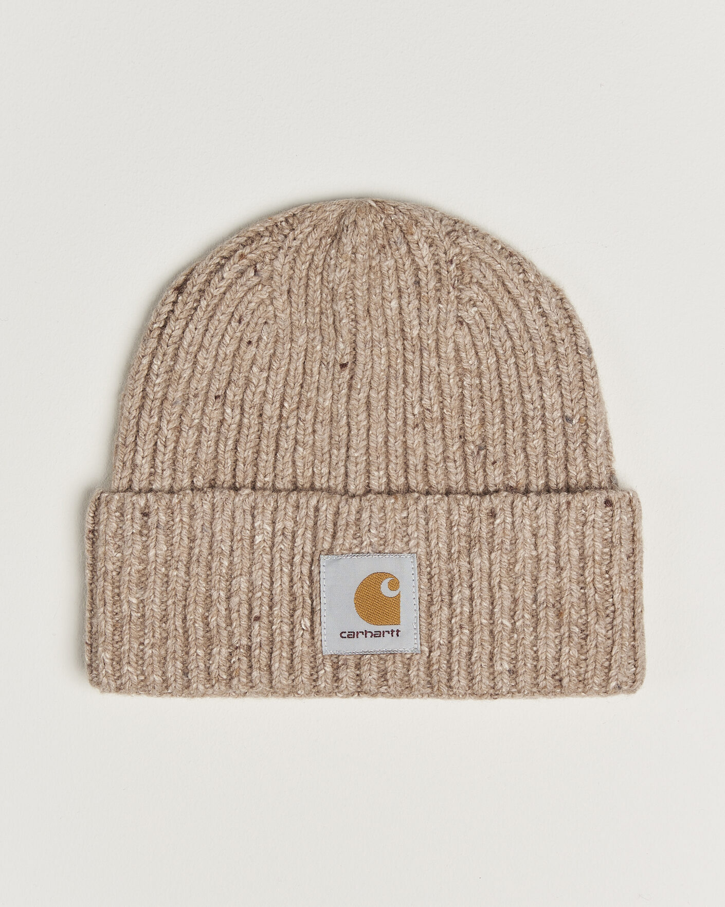 Heren | Mutsen | Carhartt WIP | Anglistic Wool/Cotton Beanie Specled Fleur De Sel