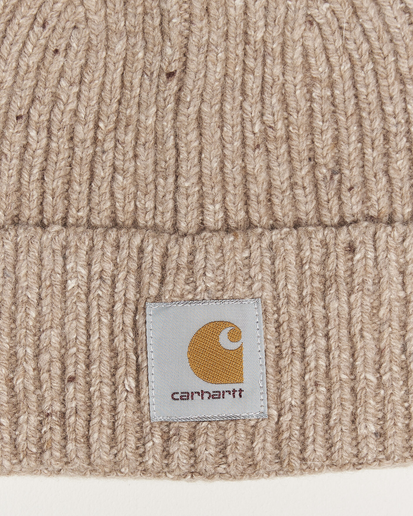 Heren | Mutsen | Carhartt WIP | Anglistic Wool/Cotton Beanie Specled Fleur De Sel