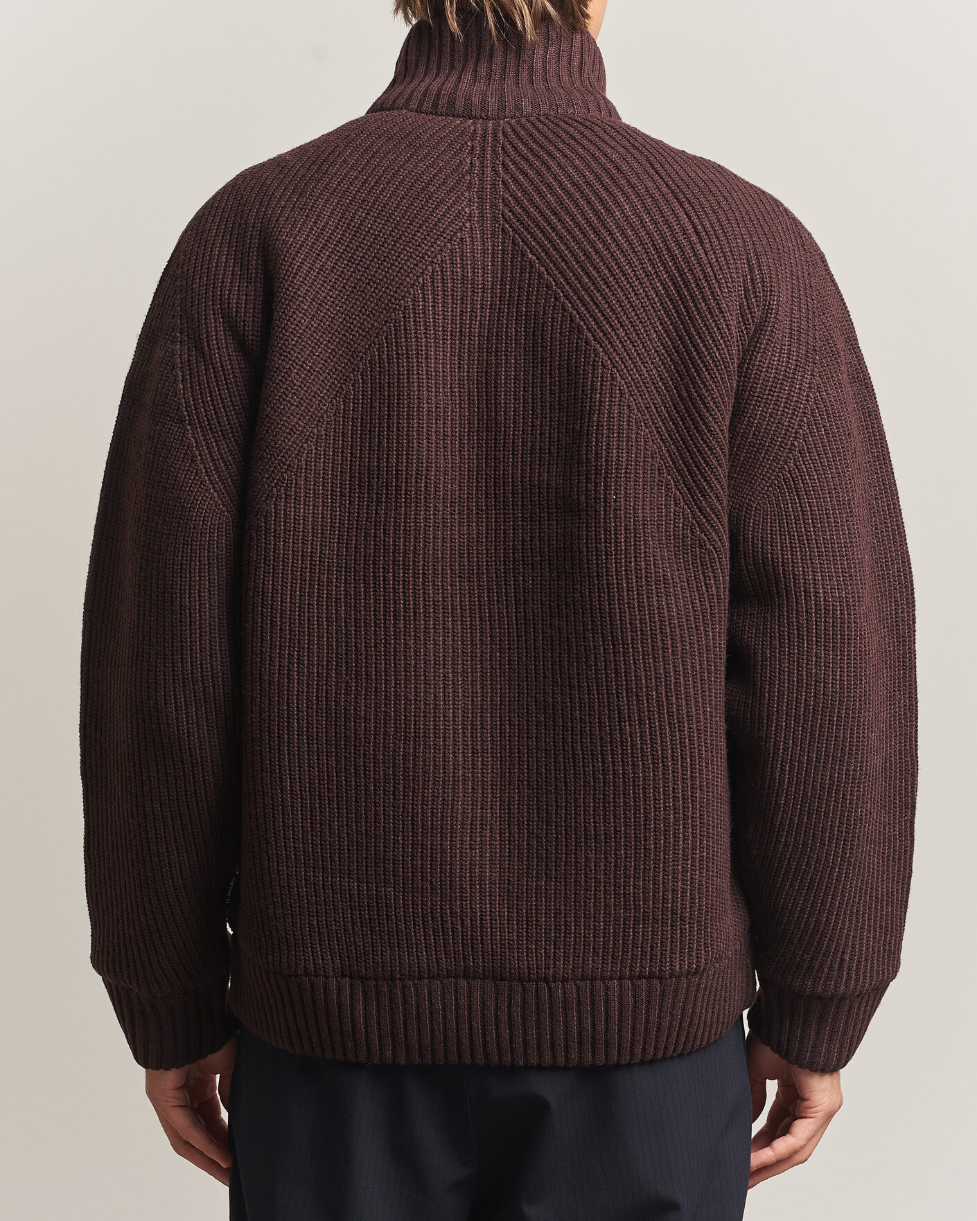 Heren | Truien | Carhartt WIP | Bandley Padded Wool Mix Full Zip Palisander Brown