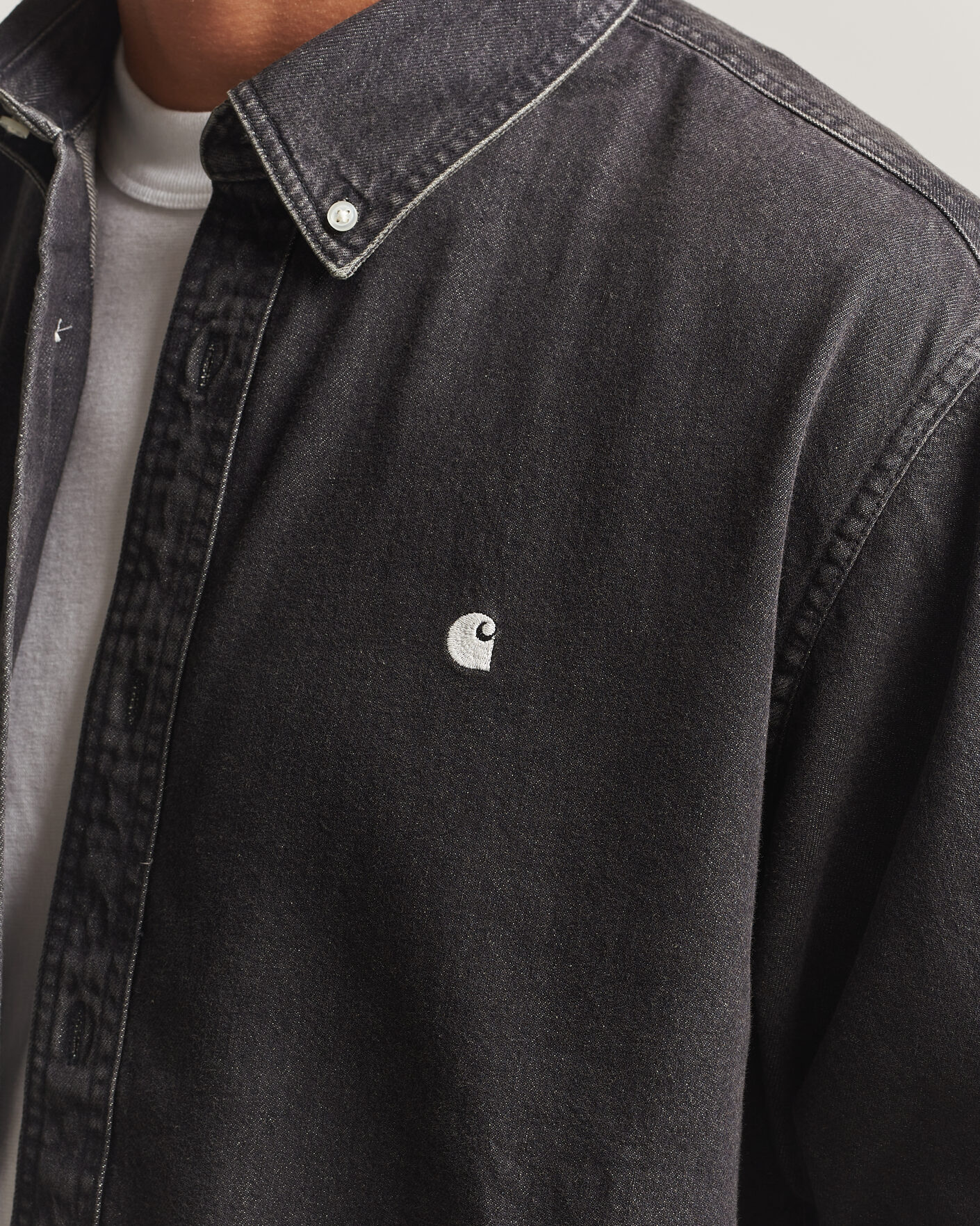 Heren | Overhemden | Carhartt WIP | Lucas Denim Shirt Black