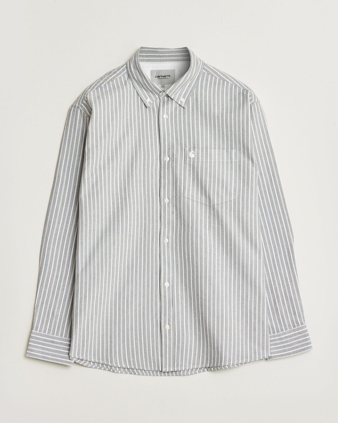 Heren | Overhemden | Carhartt WIP | Canan Striped Oxford Shirt Black