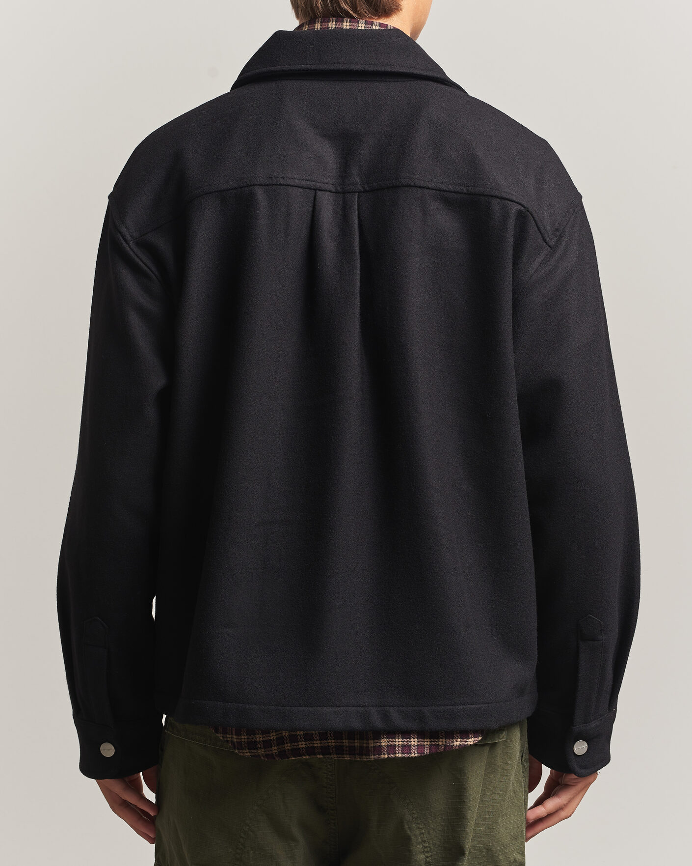 Heren | Overhemden | Carhartt WIP | Atoka Wool Zip Shirt Jacket Black