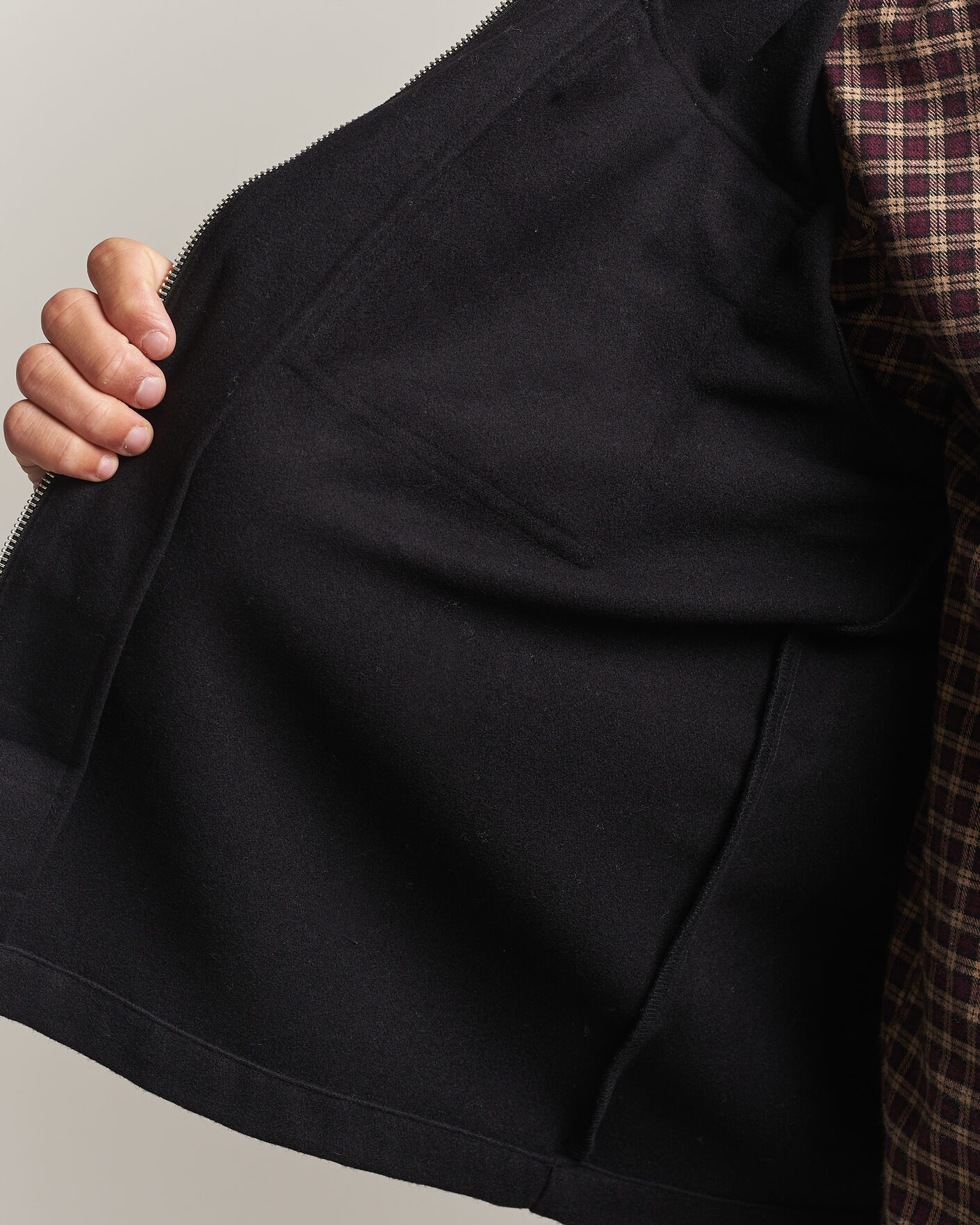 Heren | Overhemden | Carhartt WIP | Atoka Wool Zip Shirt Jacket Black