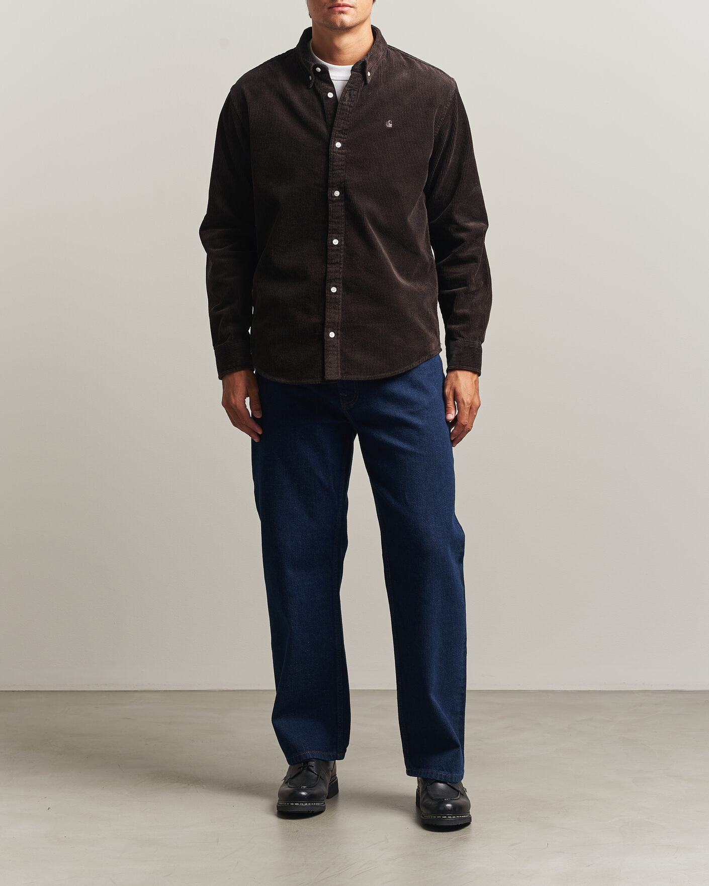 Heren | Overhemden | Carhartt WIP | Madison Cord Shirt Tobacco