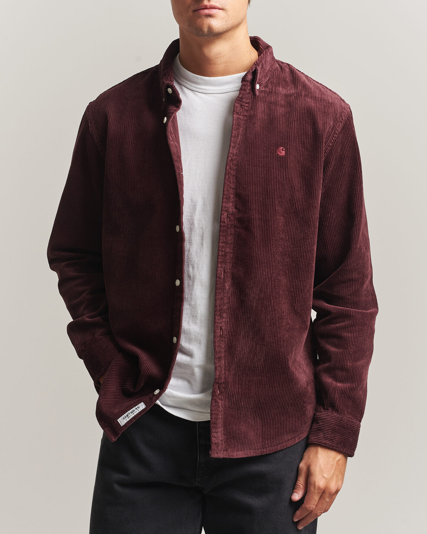 Heren | Overhemden | Carhartt WIP | Madison Cord Shirt Amarone
