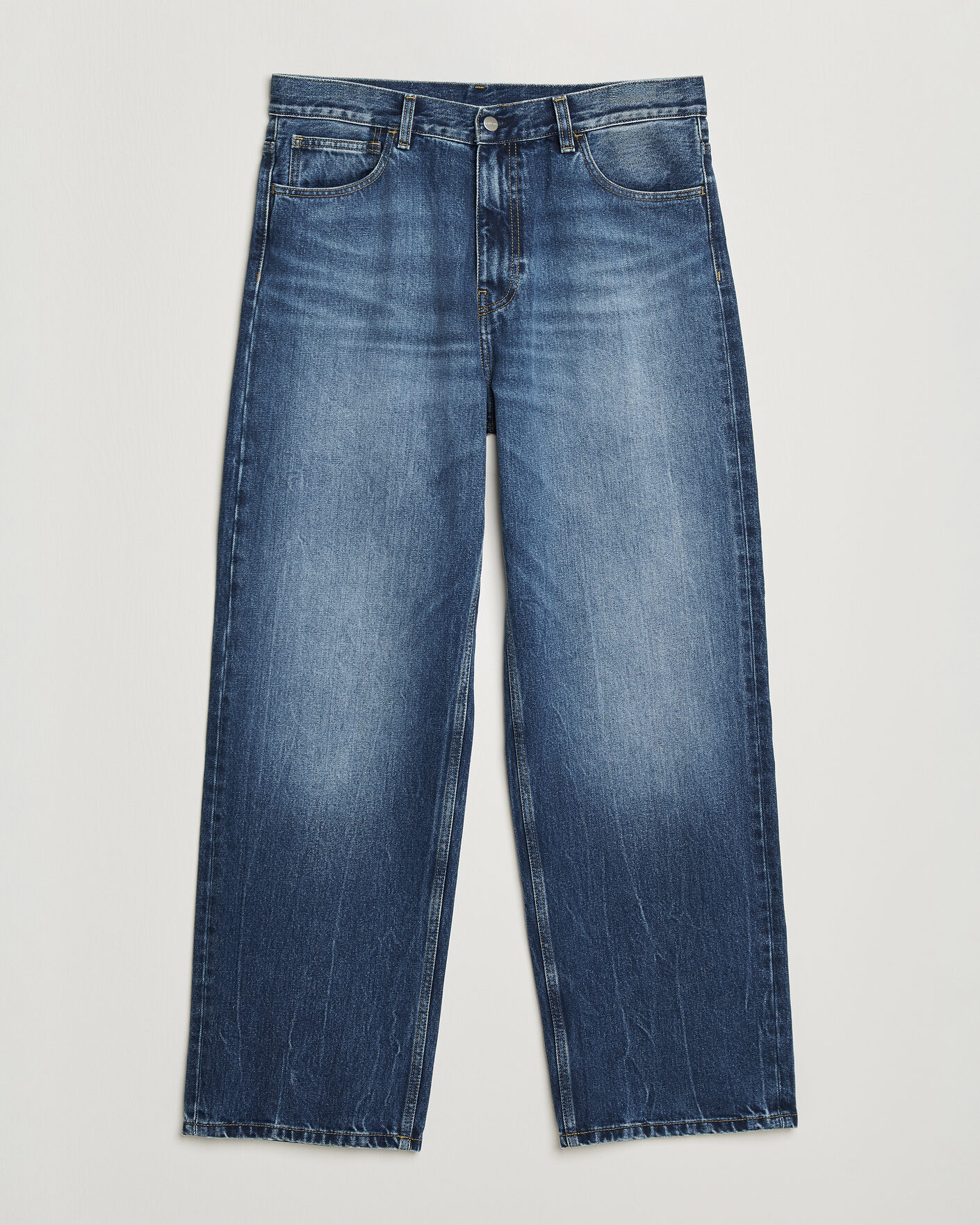 Heren | Broeken | Carhartt WIP | Payson Pant Blue Marble Used Wash