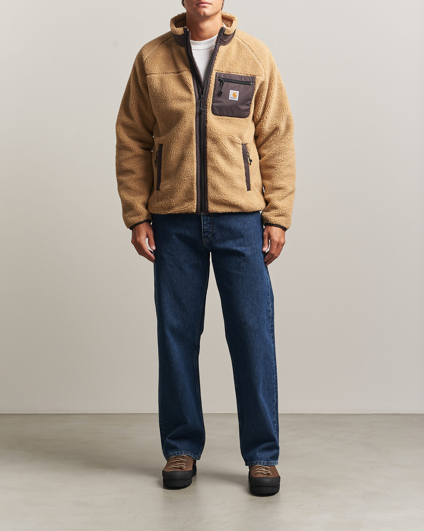 Heren | Truien | Carhartt WIP | Prentis Pile Liner Whip H Brown