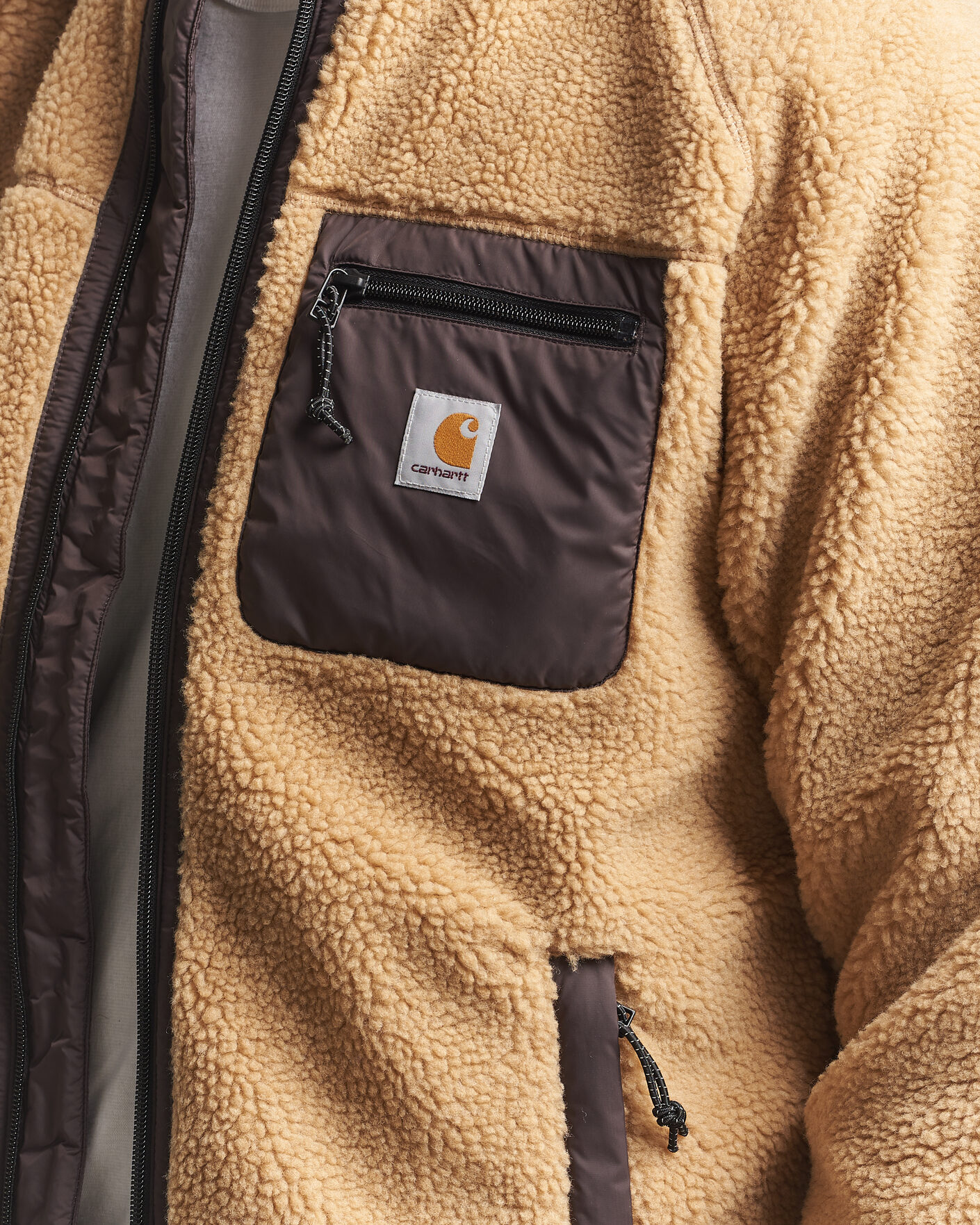 Heren | Truien | Carhartt WIP | Prentis Pile Liner Whip H Brown
