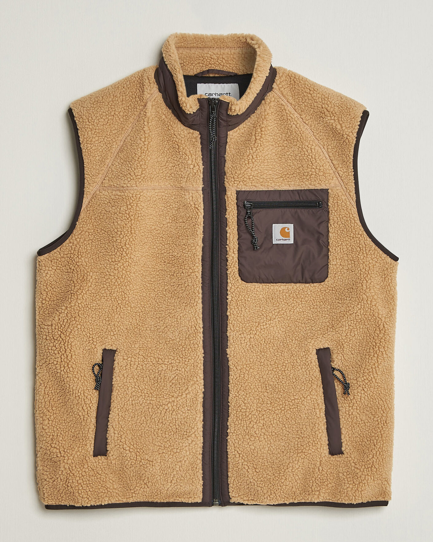 Heren | Gilets | Carhartt WIP | Prentis Pile Vest Tobacco