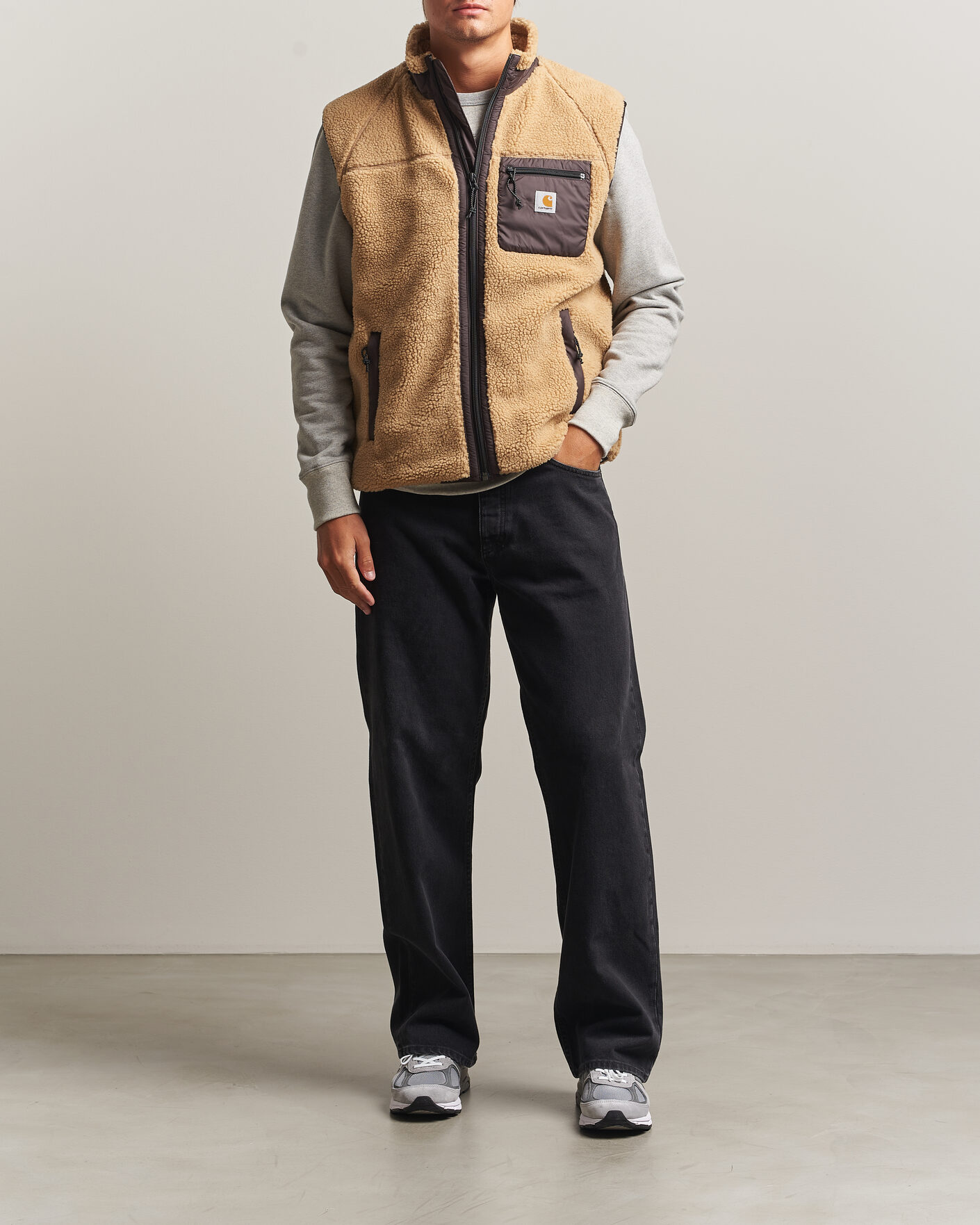 Heren | Gilets | Carhartt WIP | Prentis Pile Vest Tobacco