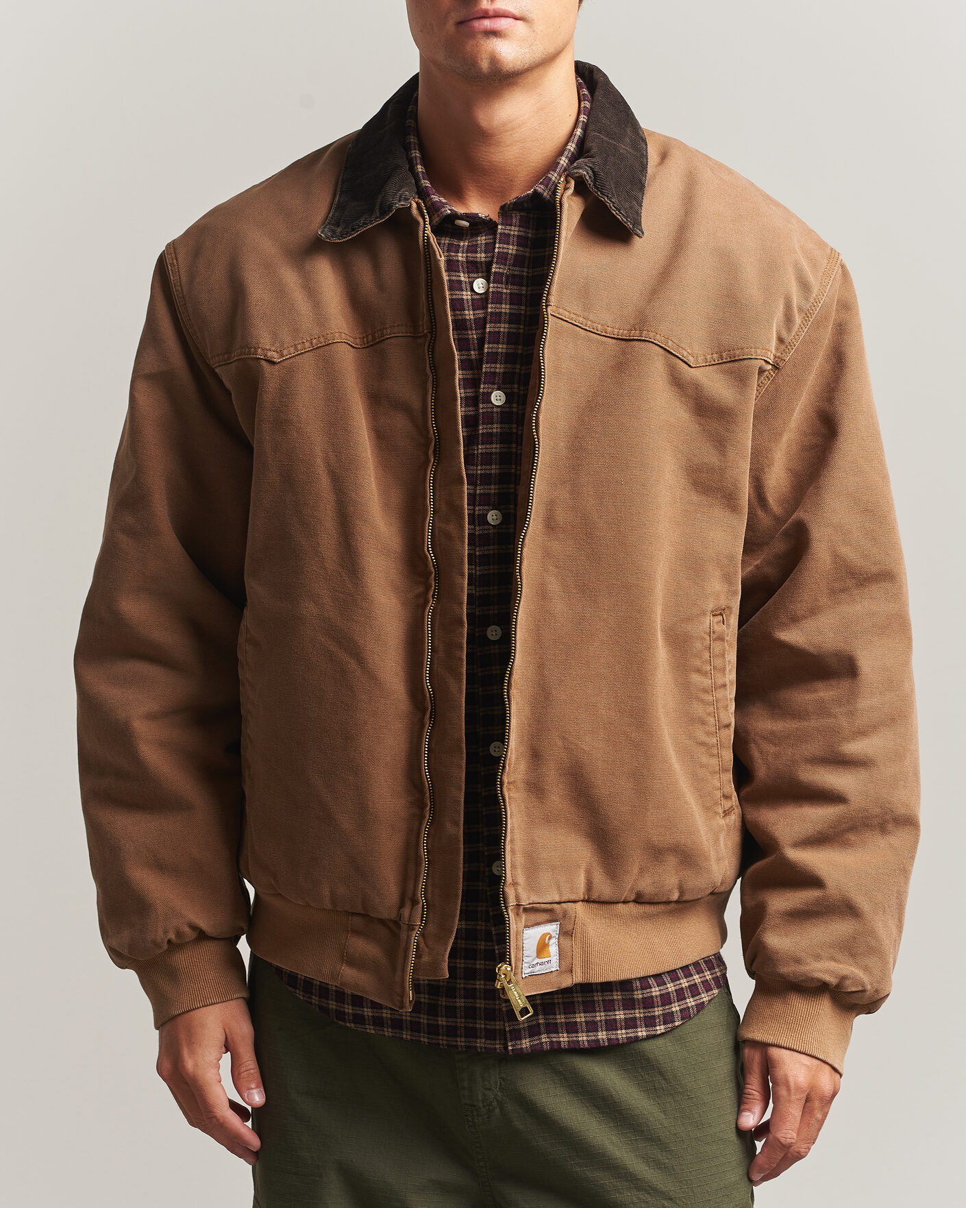 Heren | Jassen | Carhartt WIP | OG Santa Fe Jacket Whip H Brown