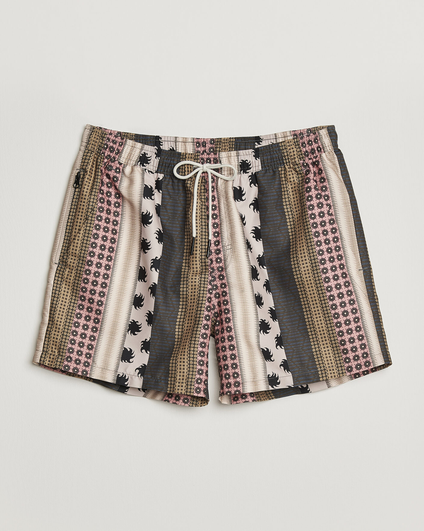 Heren | Zwembroek | OAS | Granada Striped Swimshorts Multi
