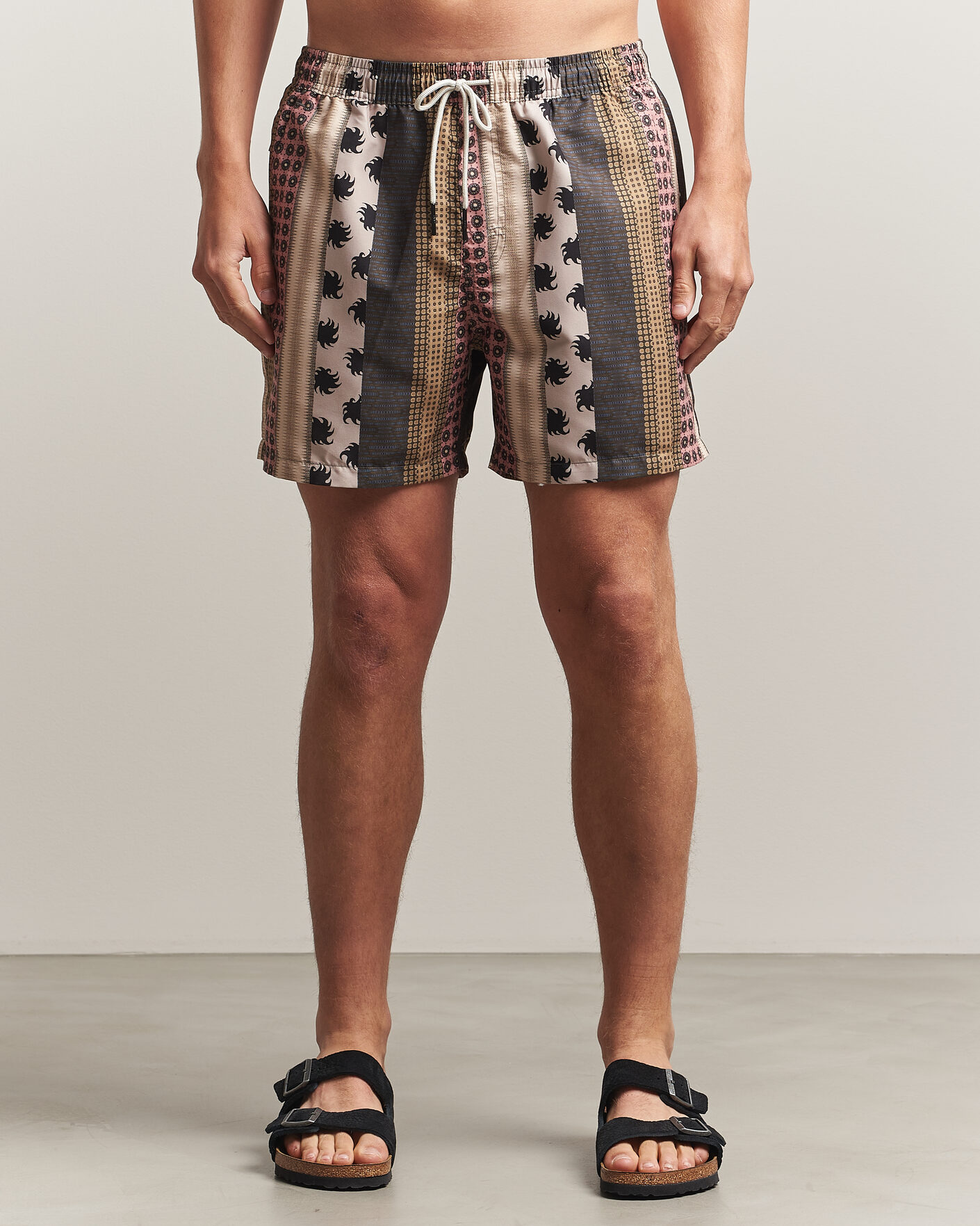 Heren | Zwembroek | OAS | Granada Striped Swimshorts Multi