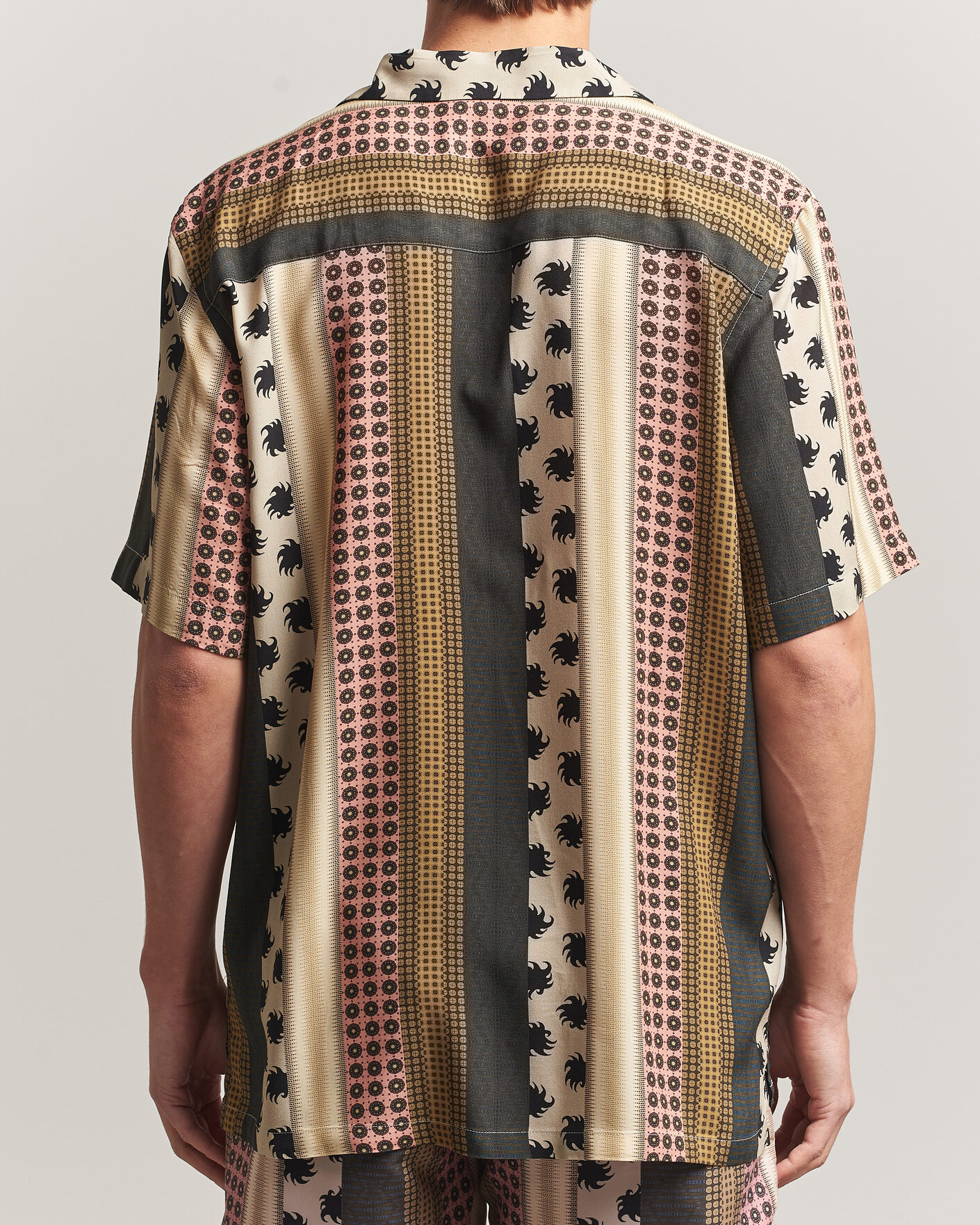 Heren | Overhemden | OAS | Mixset Rocco Printed Cuba Short Sleeve Shirt Multi