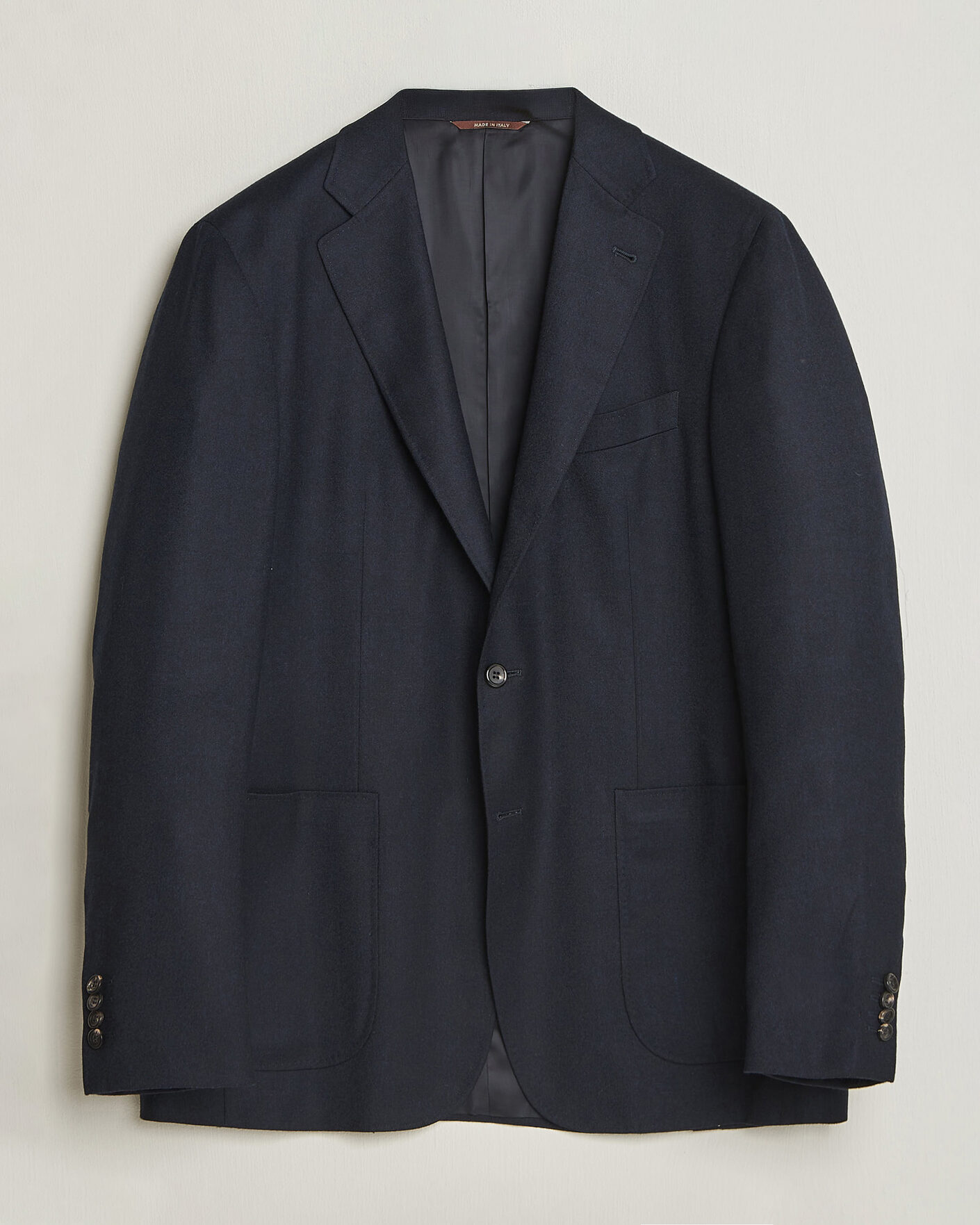 Heren | Blazers | Canali | Kei Impeccabile Flannel Blazer Navy