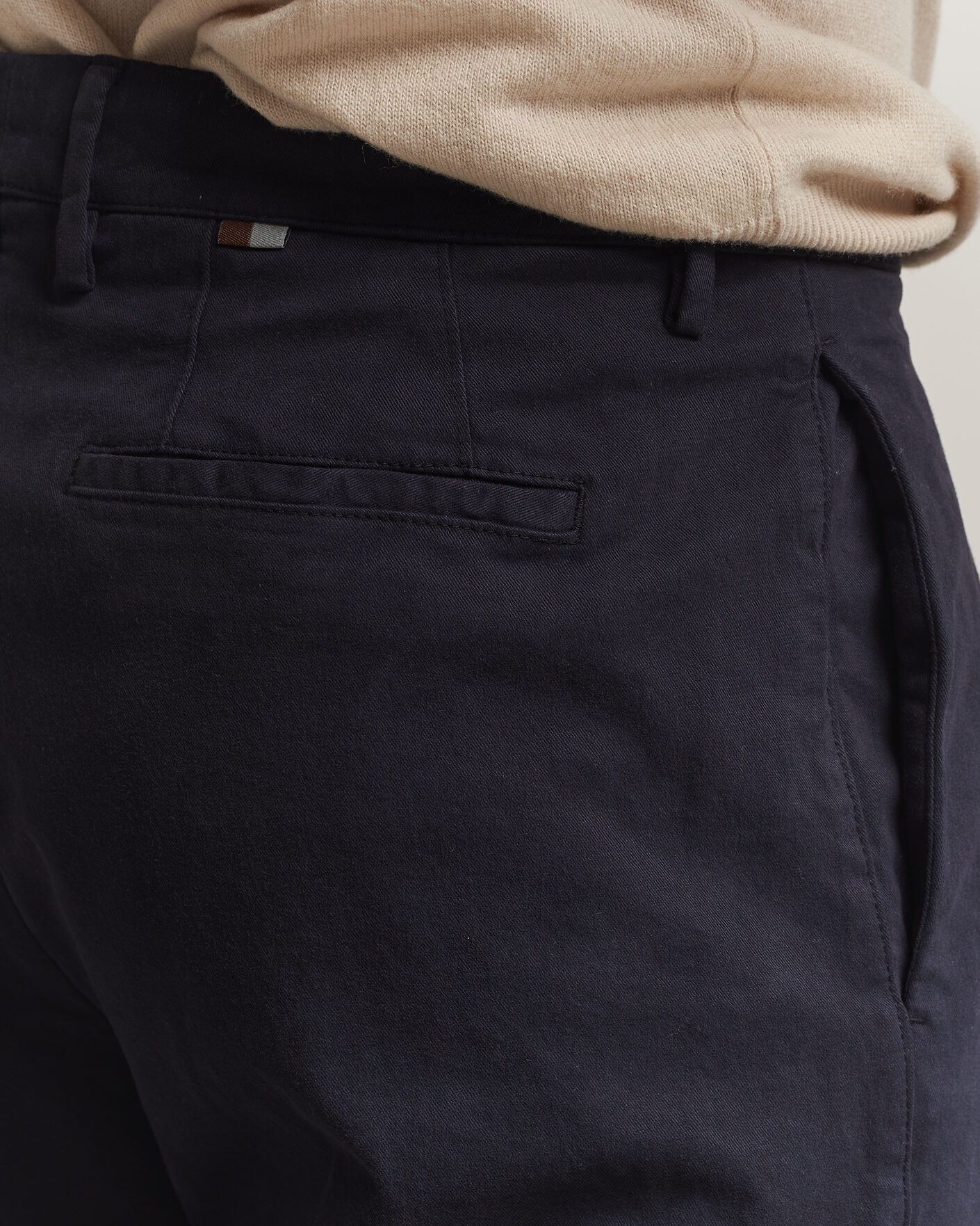 Heren | Broeken | Canali | Cotton/Cashmere Chinos Navy