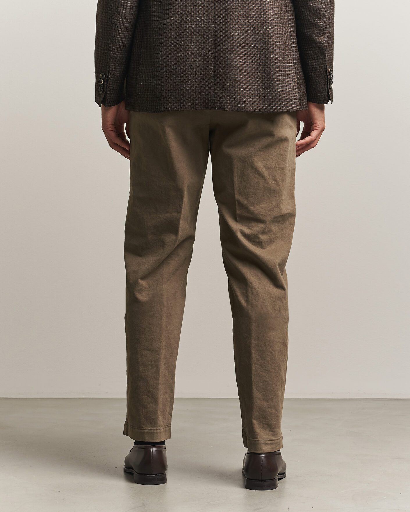 Heren | Broeken | Canali | Cotton/Cashmere Chinos Taupe