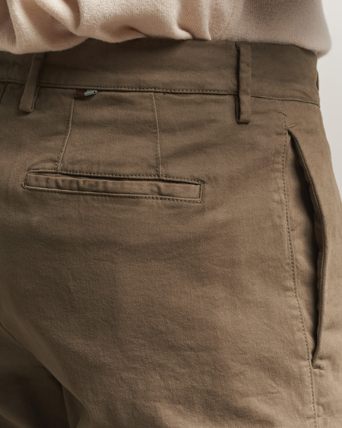 Heren | Broeken | Canali | Cotton/Cashmere Chinos Taupe